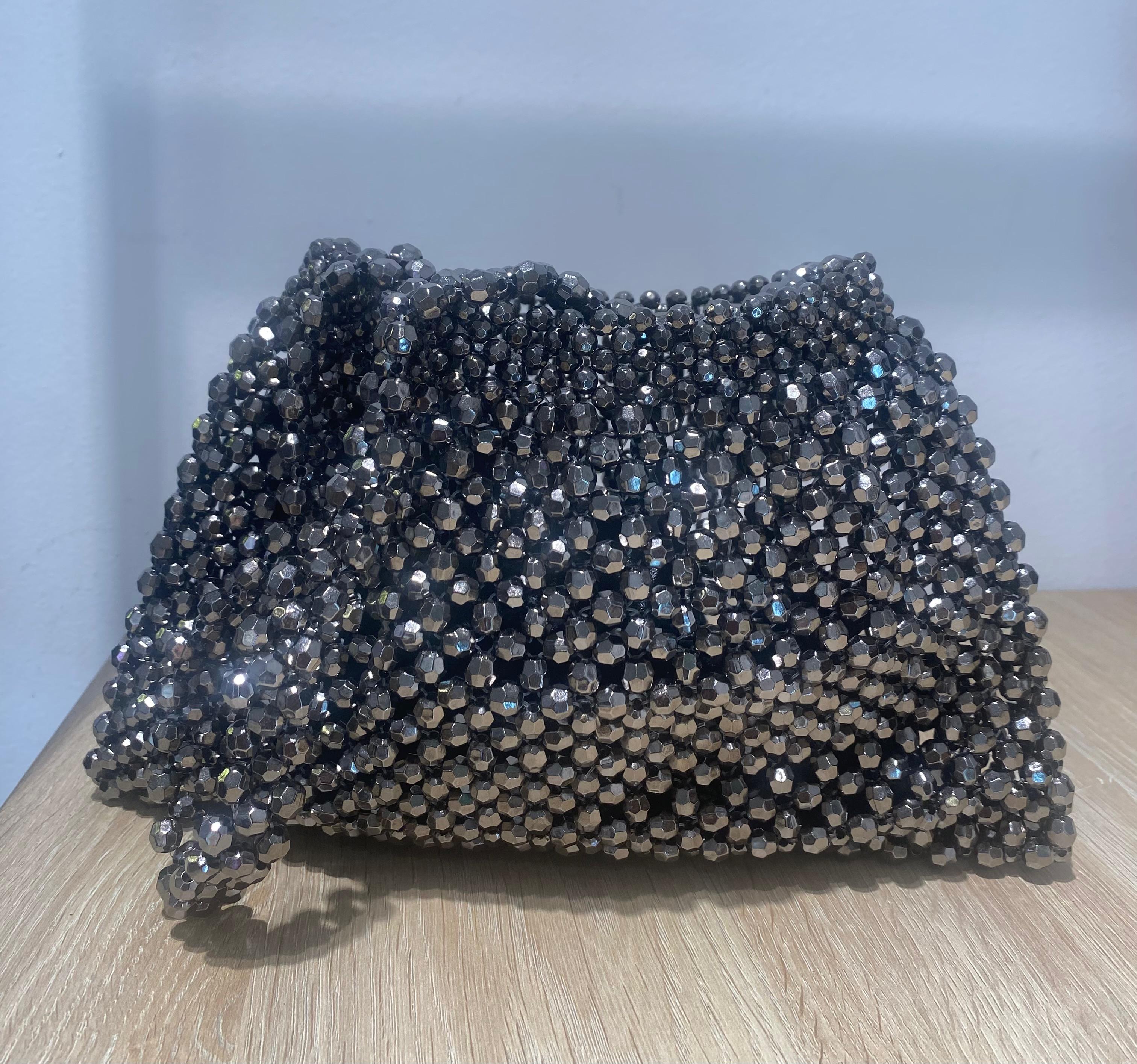 Bolso bombonera enrejado