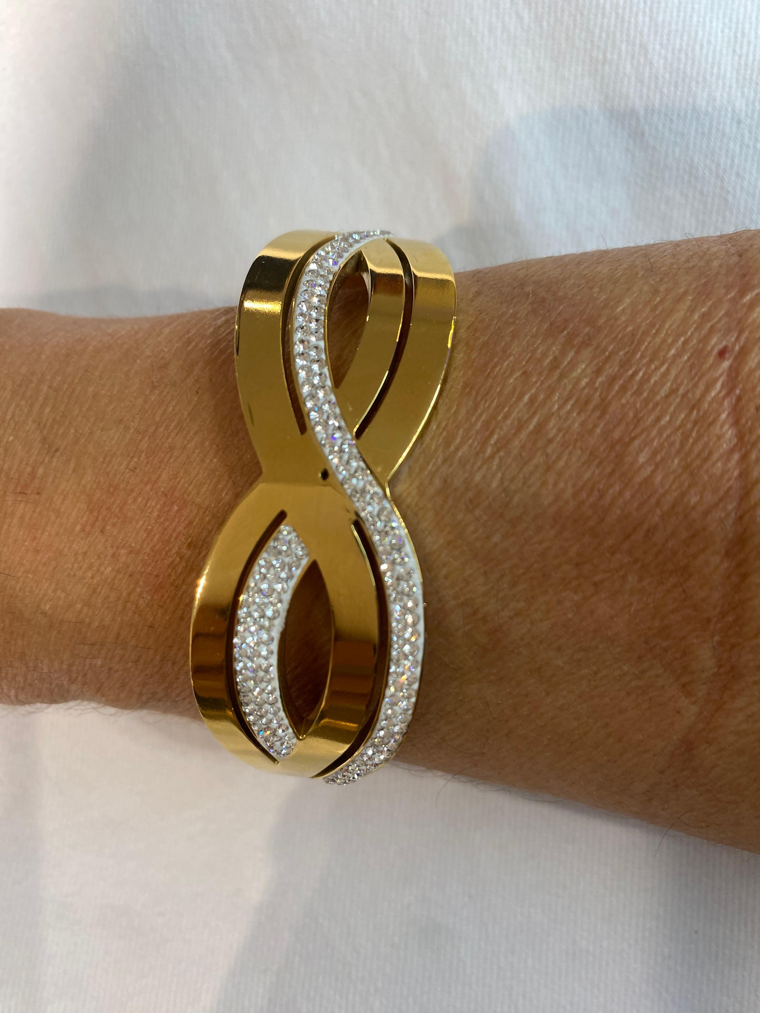 Pulsera infinito pedrería