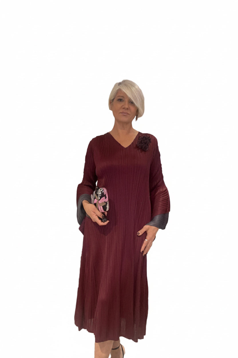 Vestido Carmen Burgundy