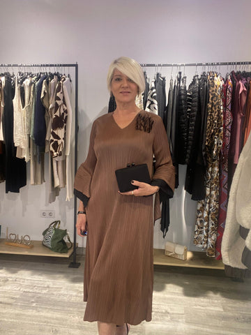 Vestido Carmen marrón