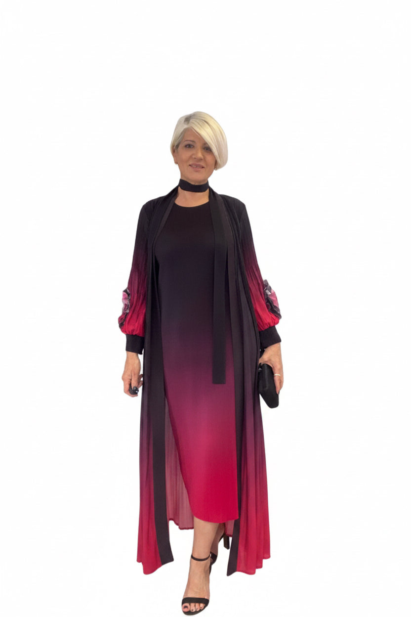 Vestido con Caftán Bugambilla