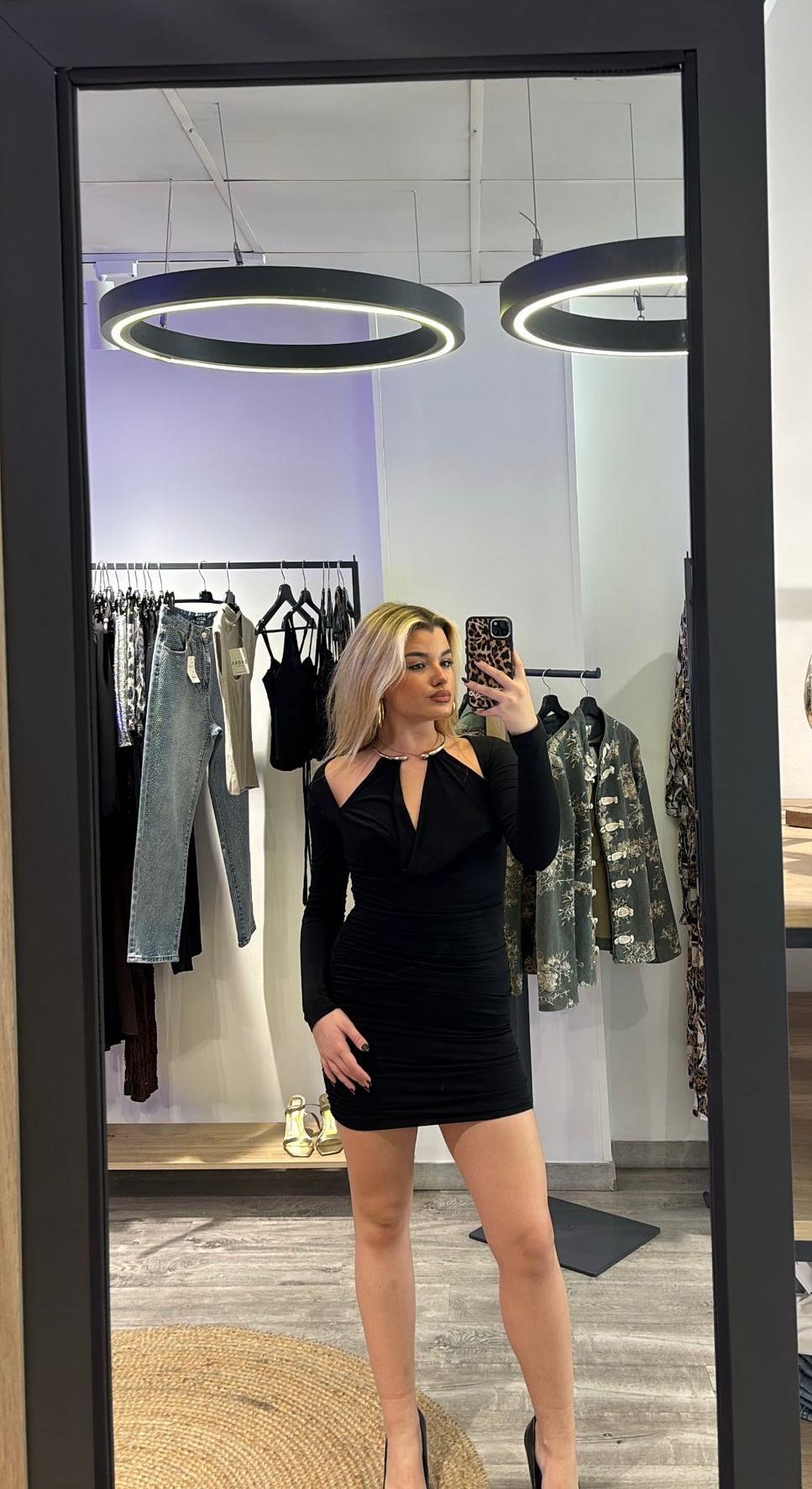 Vestido negro Ariadna