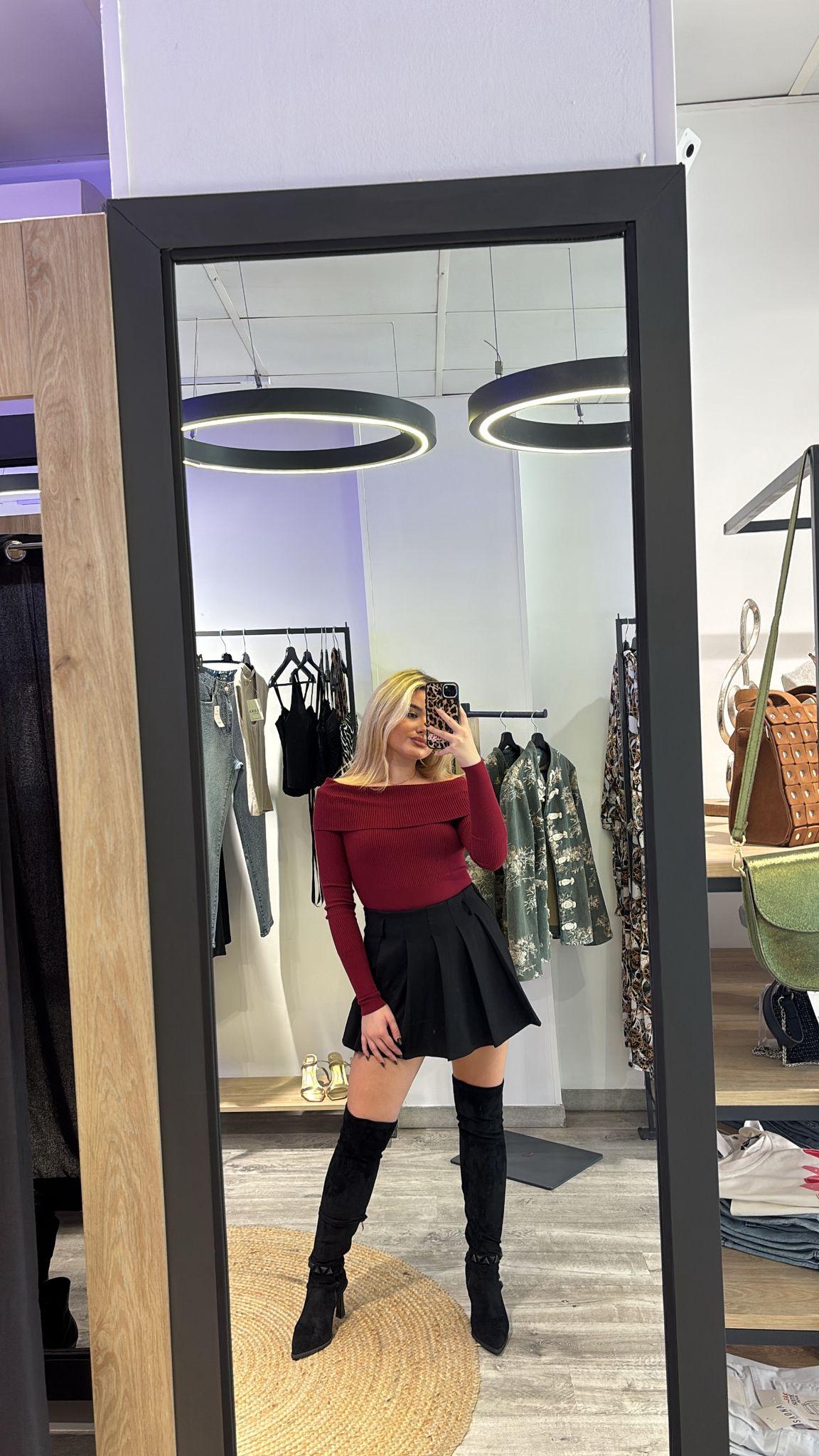 Falda pantalón tablas