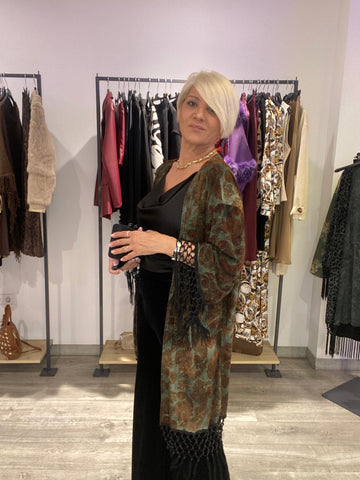 Caftan flecos  Martina