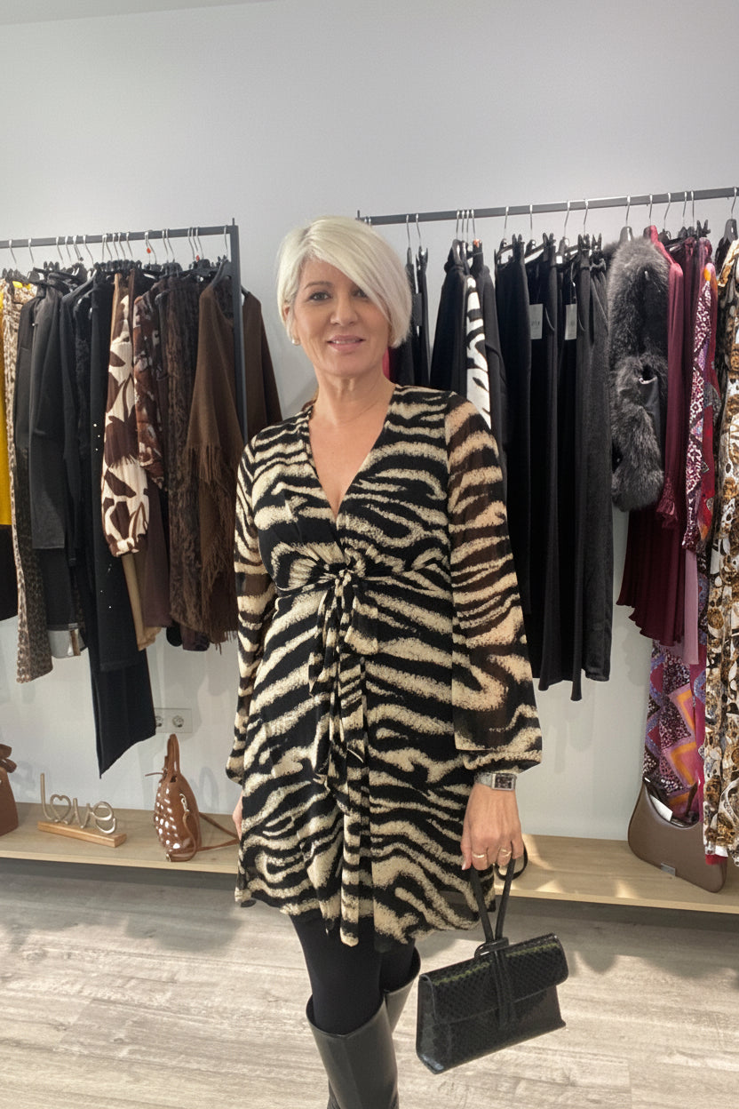 Vestido zebra