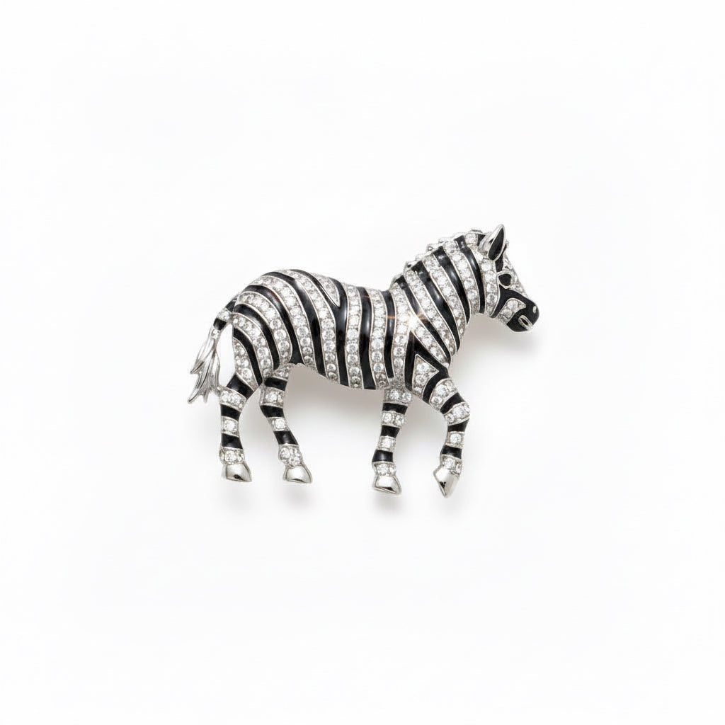 Broche Zebra