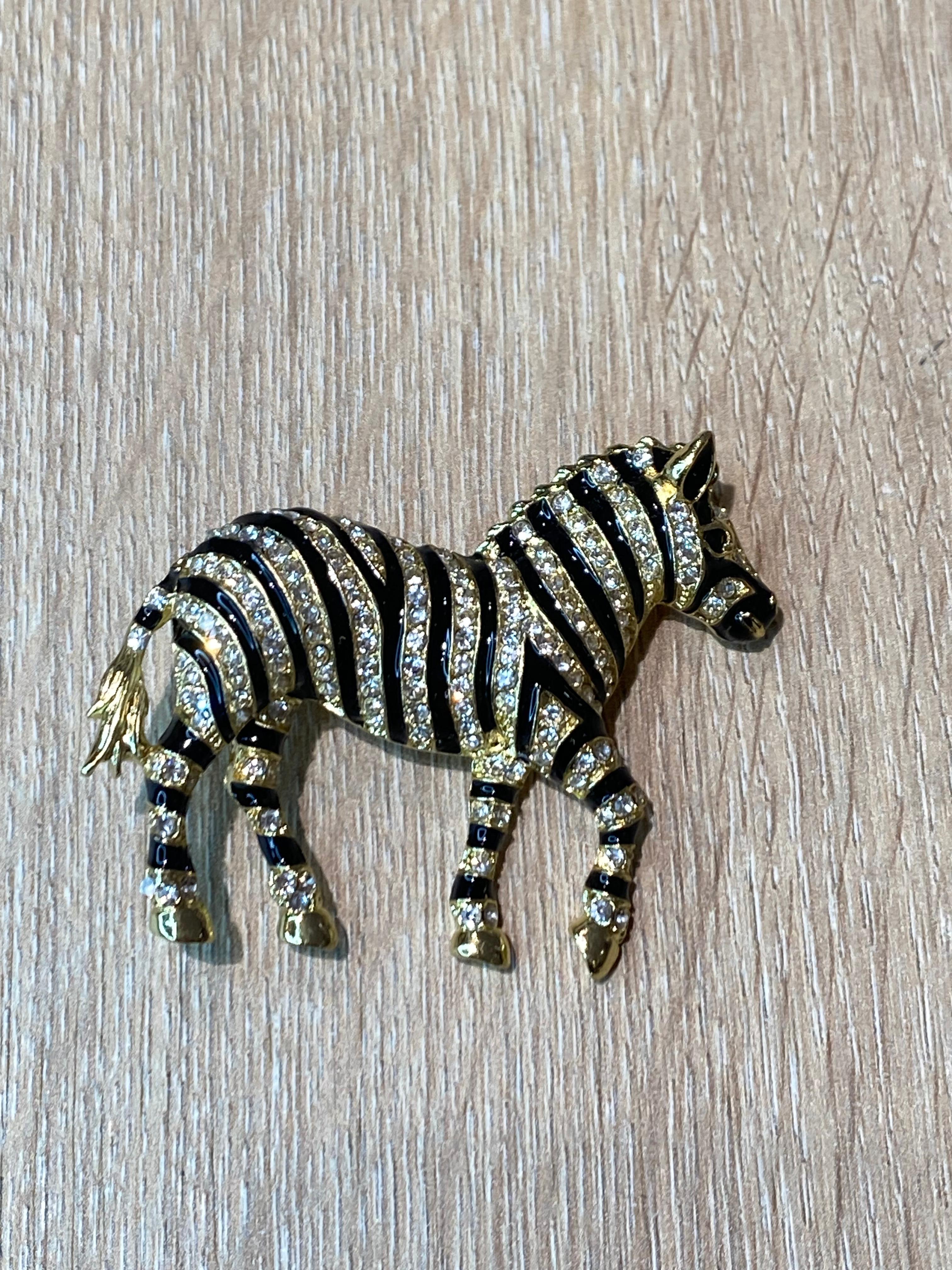 Broche zebra
