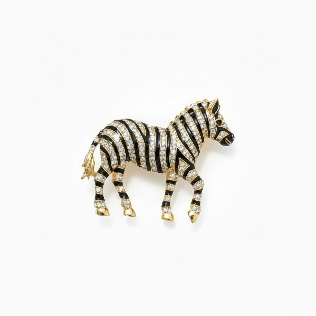 Broche Zebra