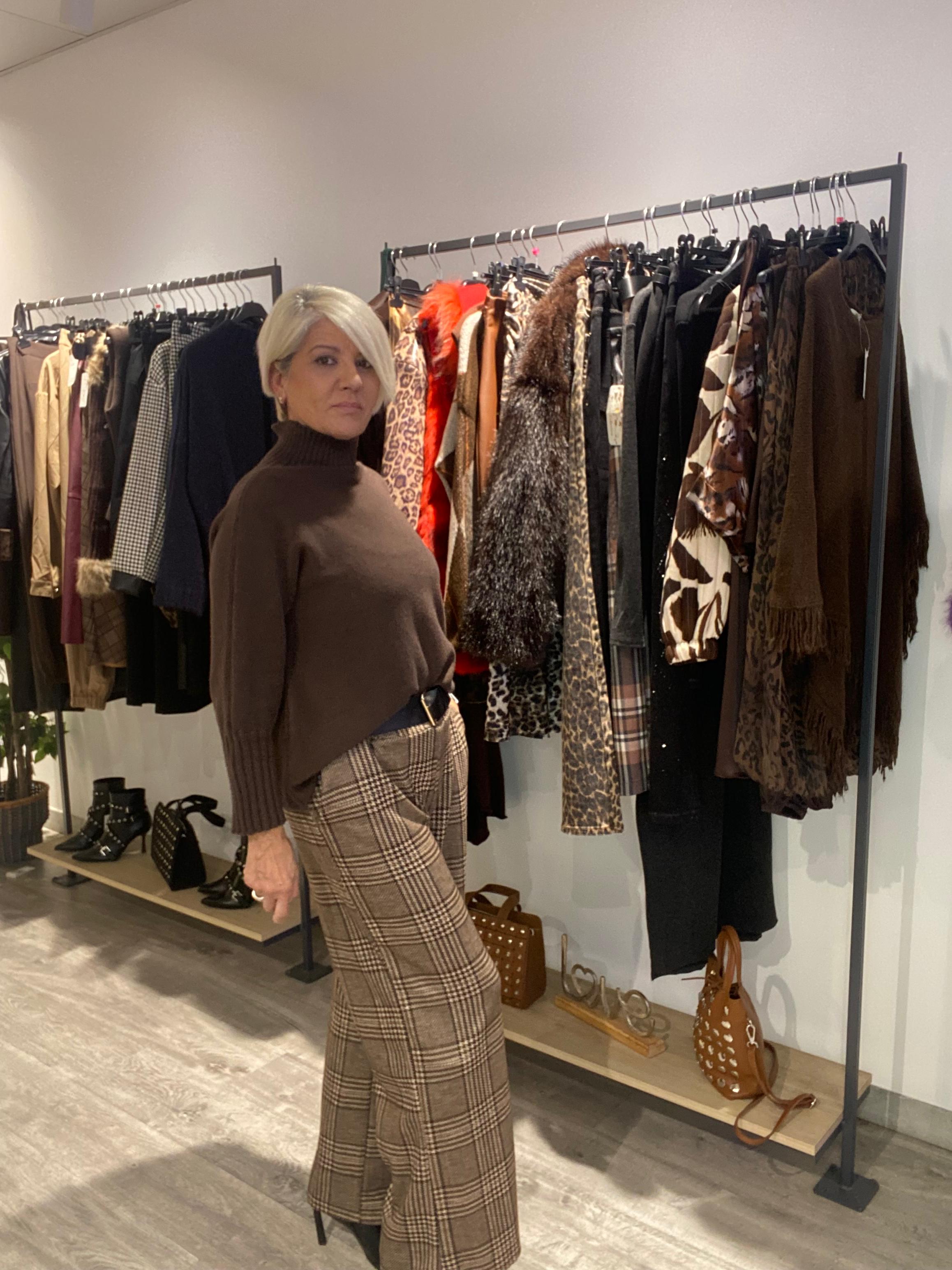 Pantalón Cuadros Jimena - Estilo Británico Boho Talla Única 38-44