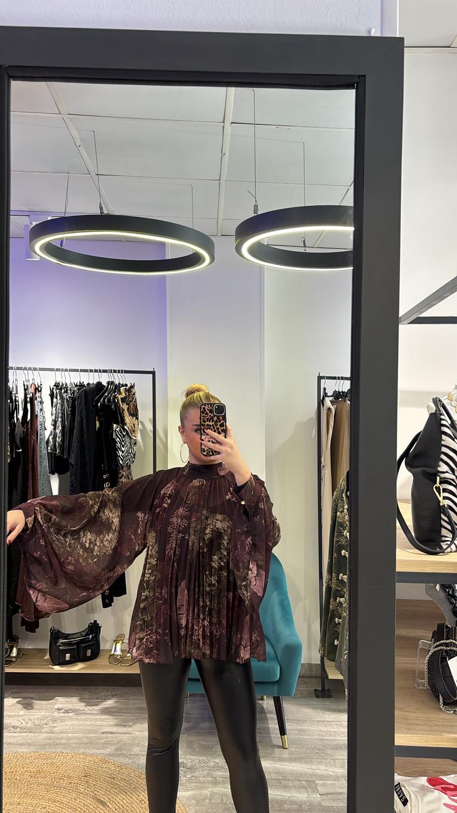 Camisa Burdeos Elegante Mujer - Mariví Sofisticada