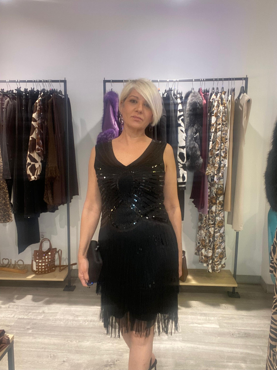 Vestido Lina con Flecos - Estilo Boho-Chic Fluido y Elegante