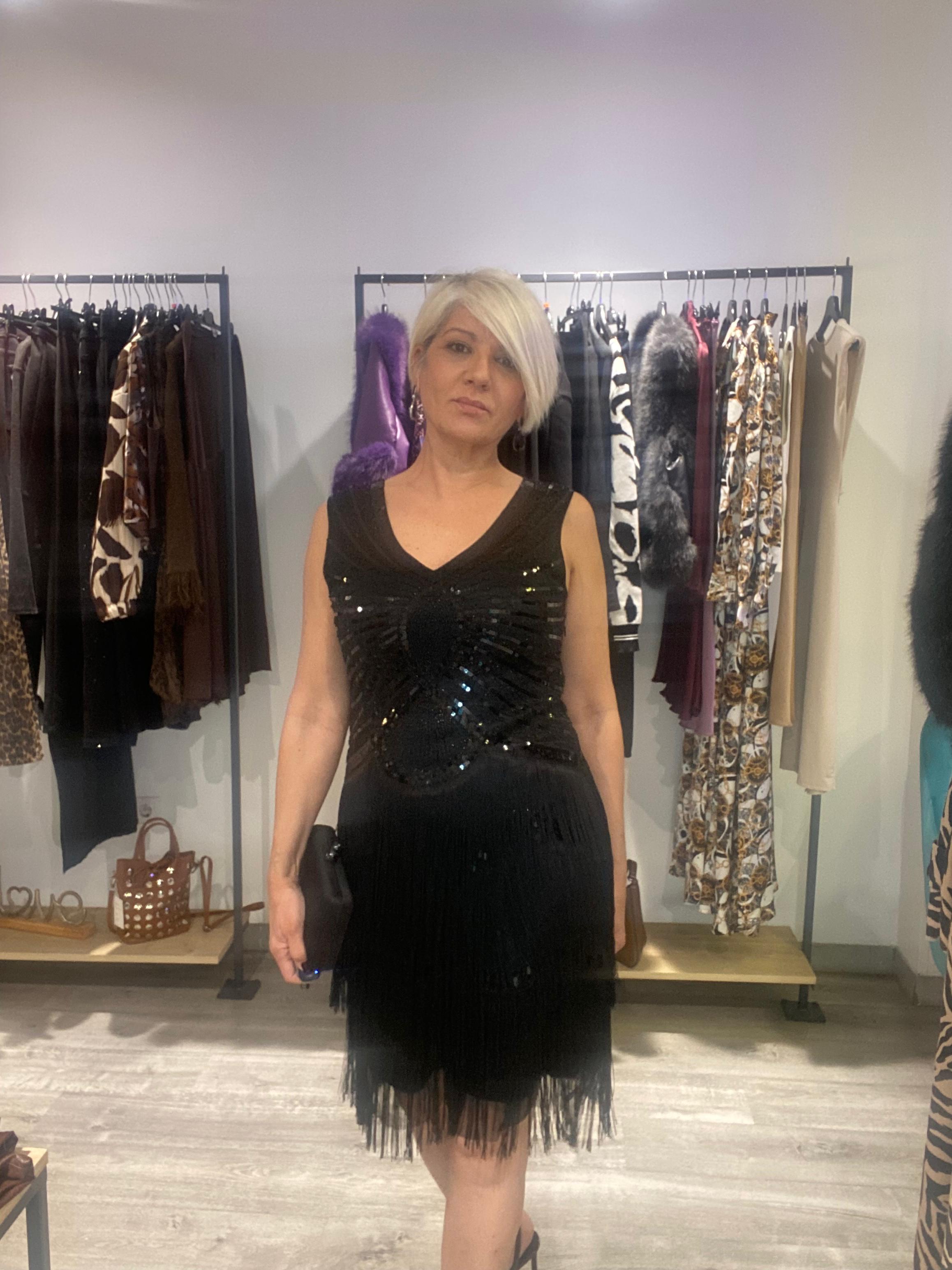 Vestido Lina con Flecos - Estilo Boho-Chic Fluido y Elegante