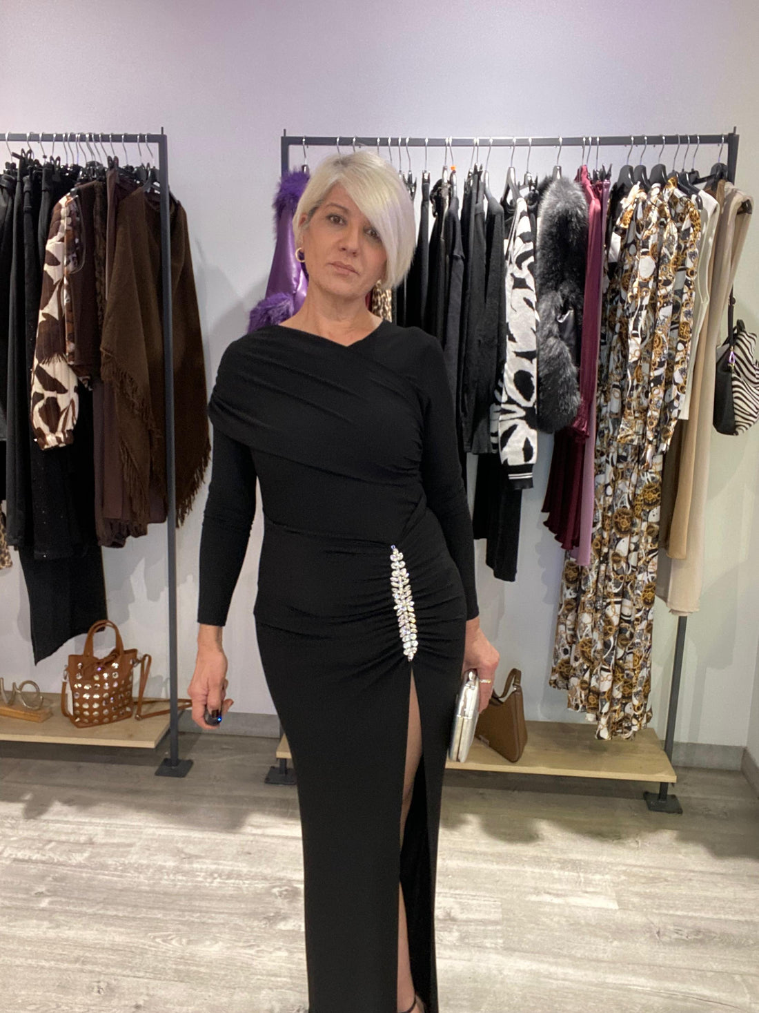 Vestido Mia Negro Elegante - Estilo Boho Sofisticado