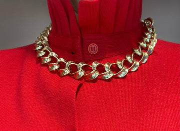 Gargantilla acero eslabones.