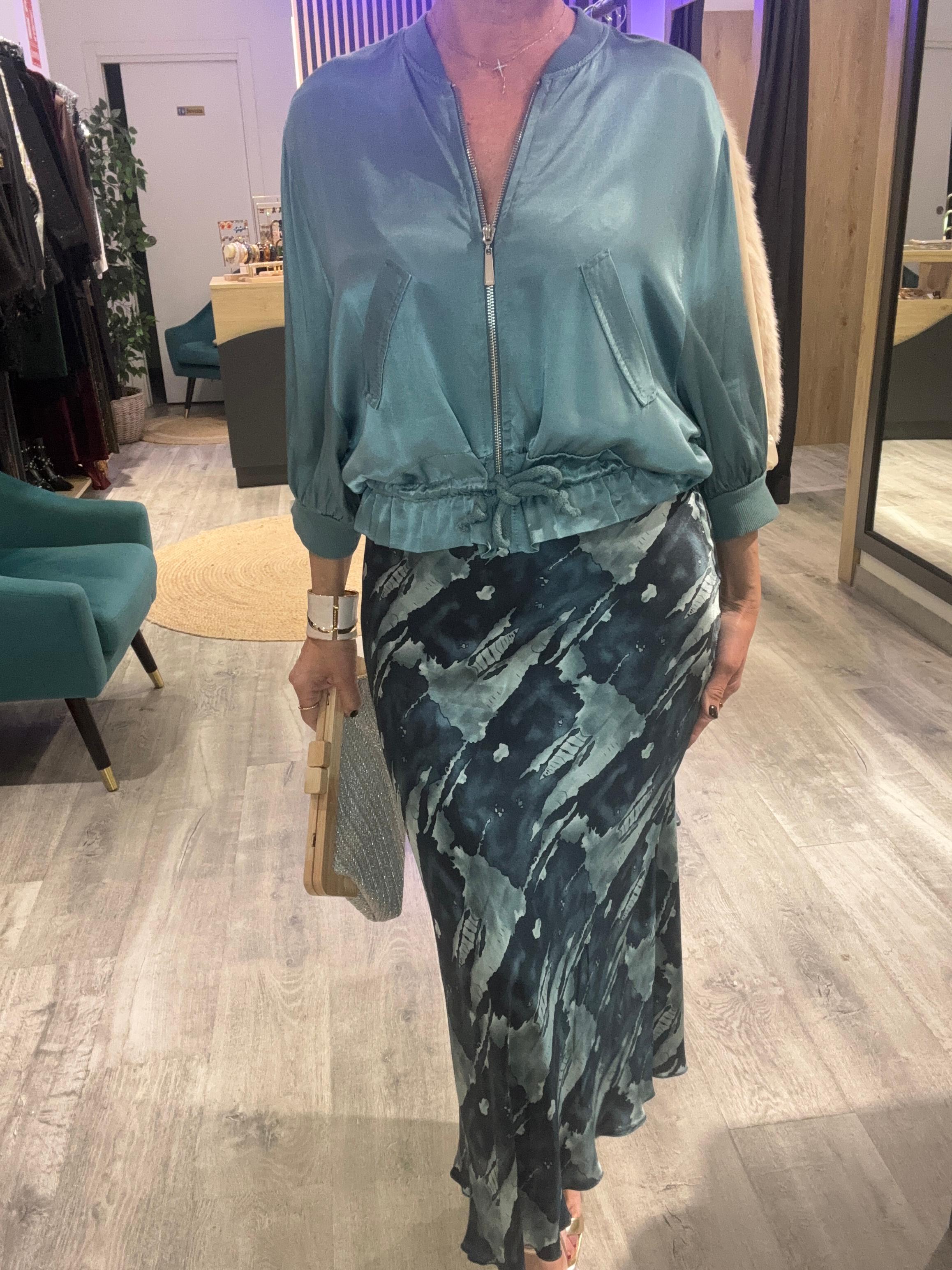 Falda Satinada Mares