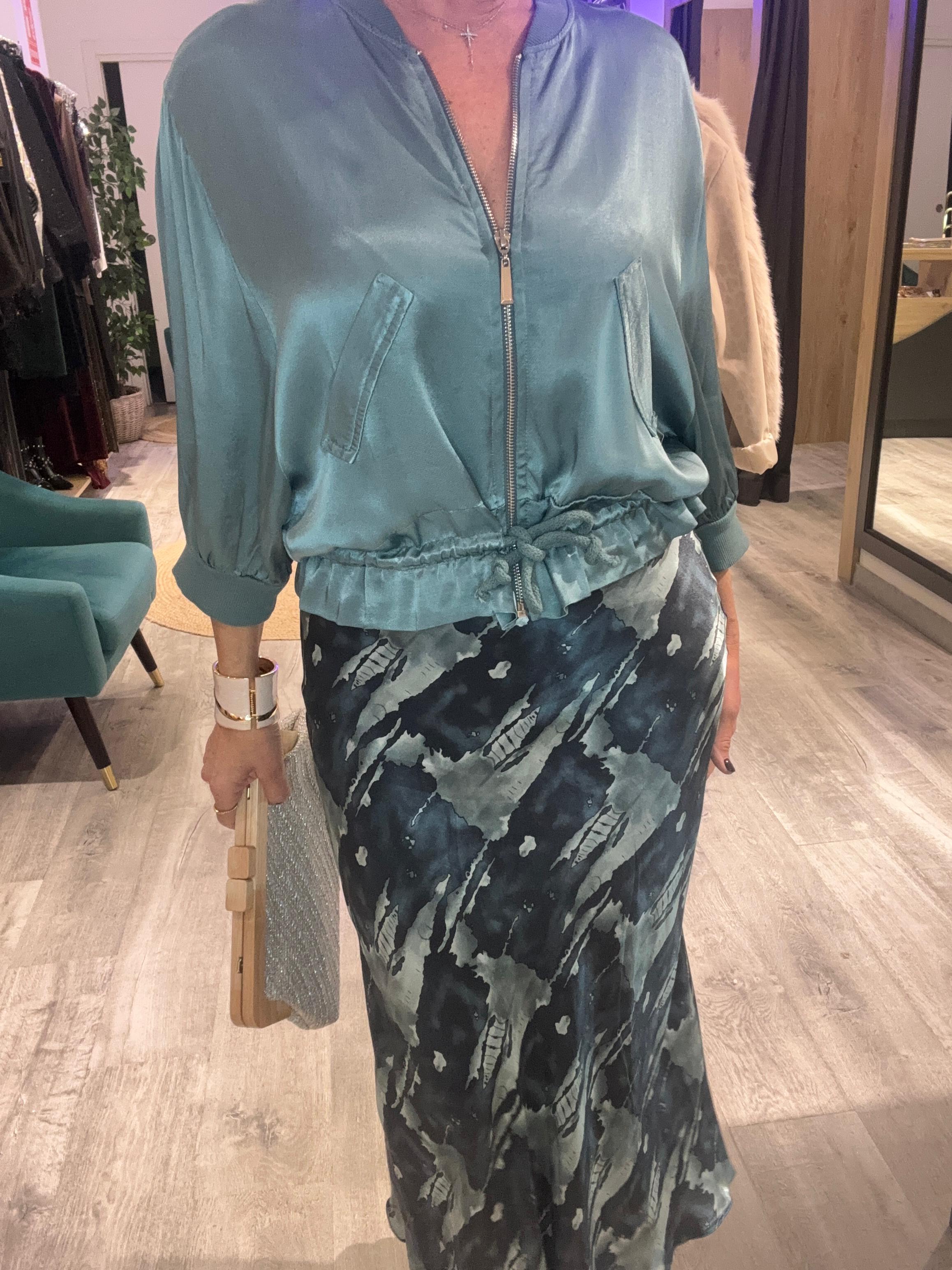 Falda Satinada Mares