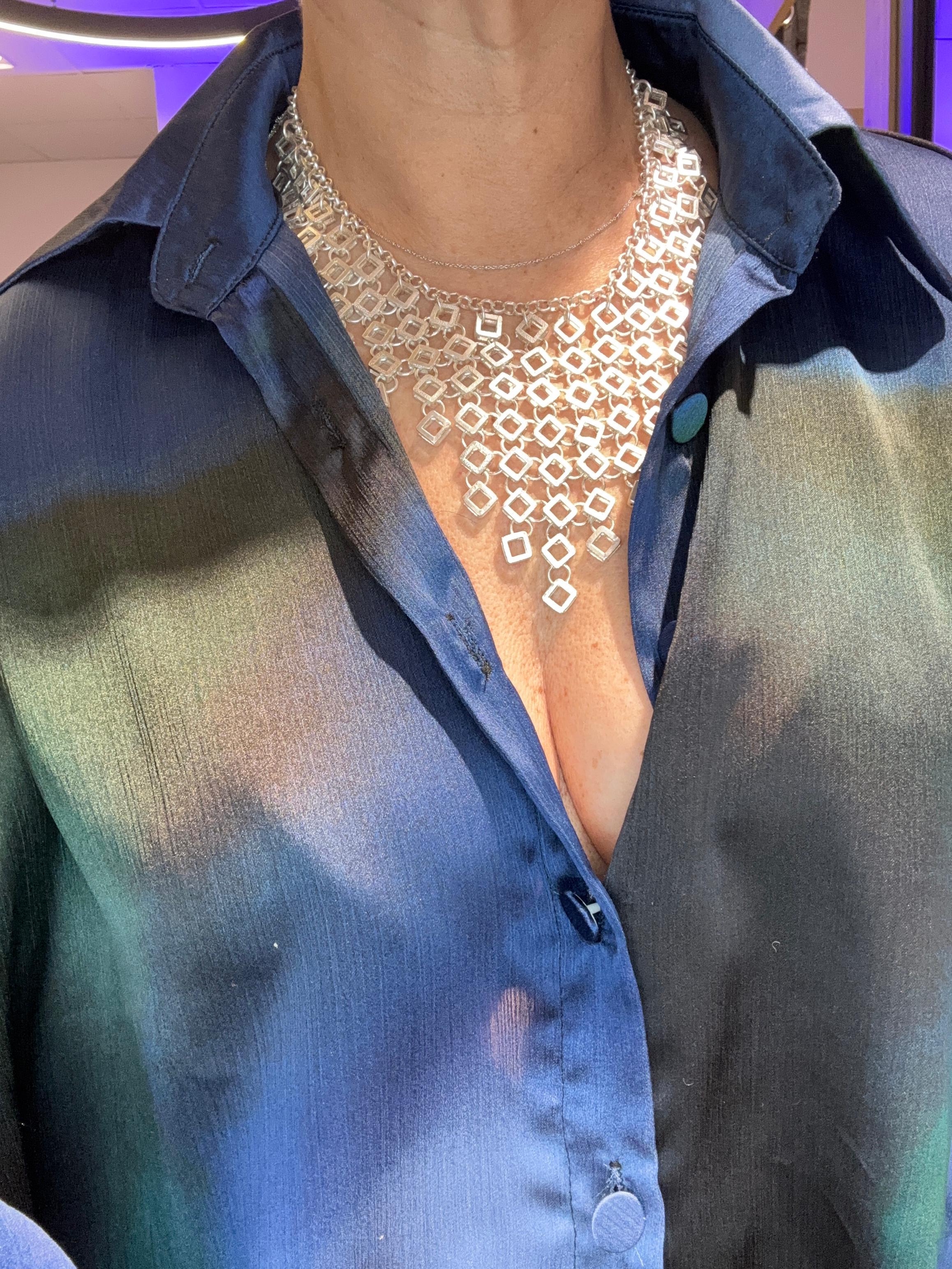 Gargantilla Red color plata