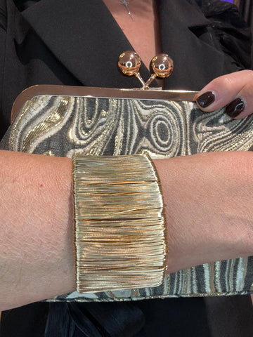 Brazalete acero hilos