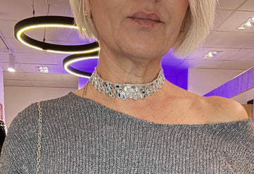 Chockers plata espejos