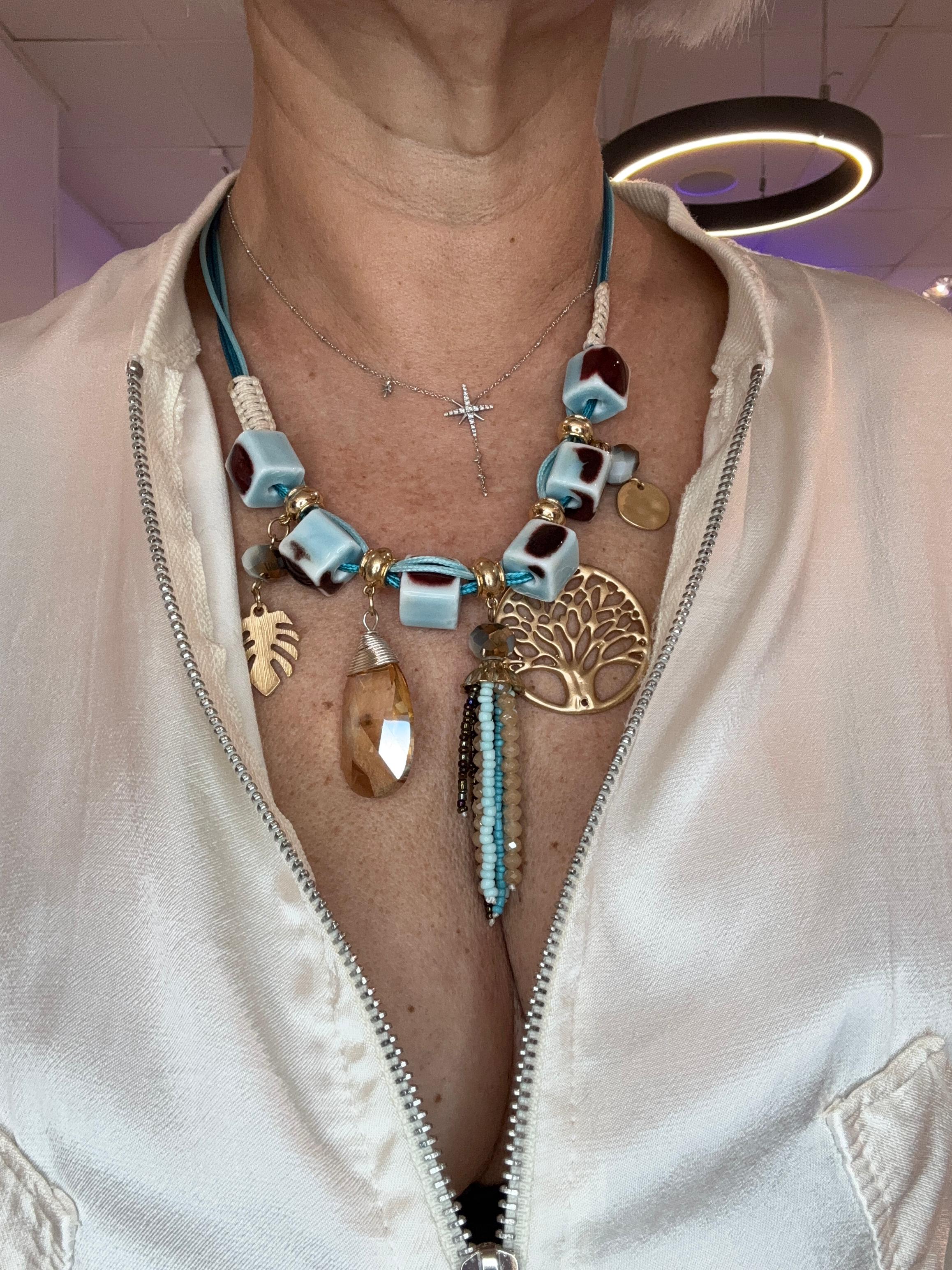 Collar  Playa  acero