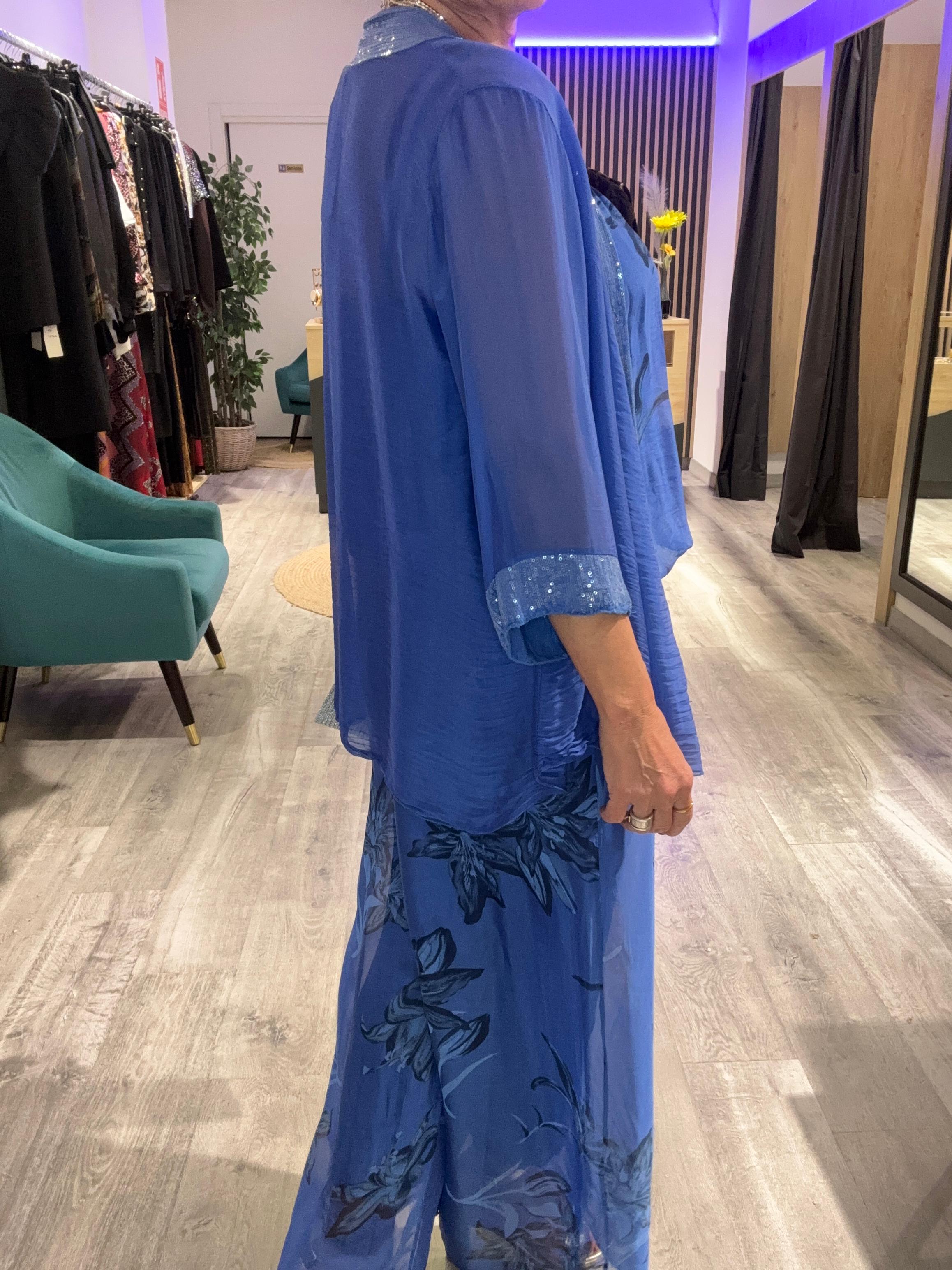 Mono y caftan seda Amares