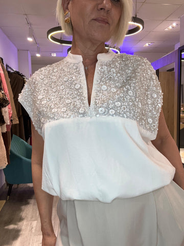 Blusa strach  flores