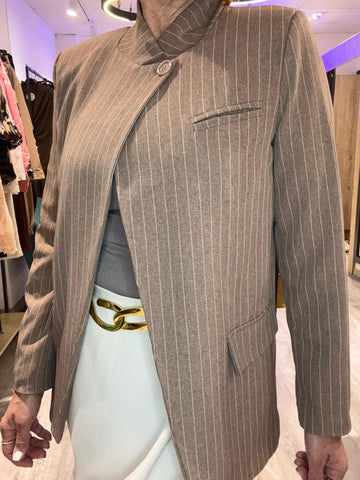 Blazer cuello alto