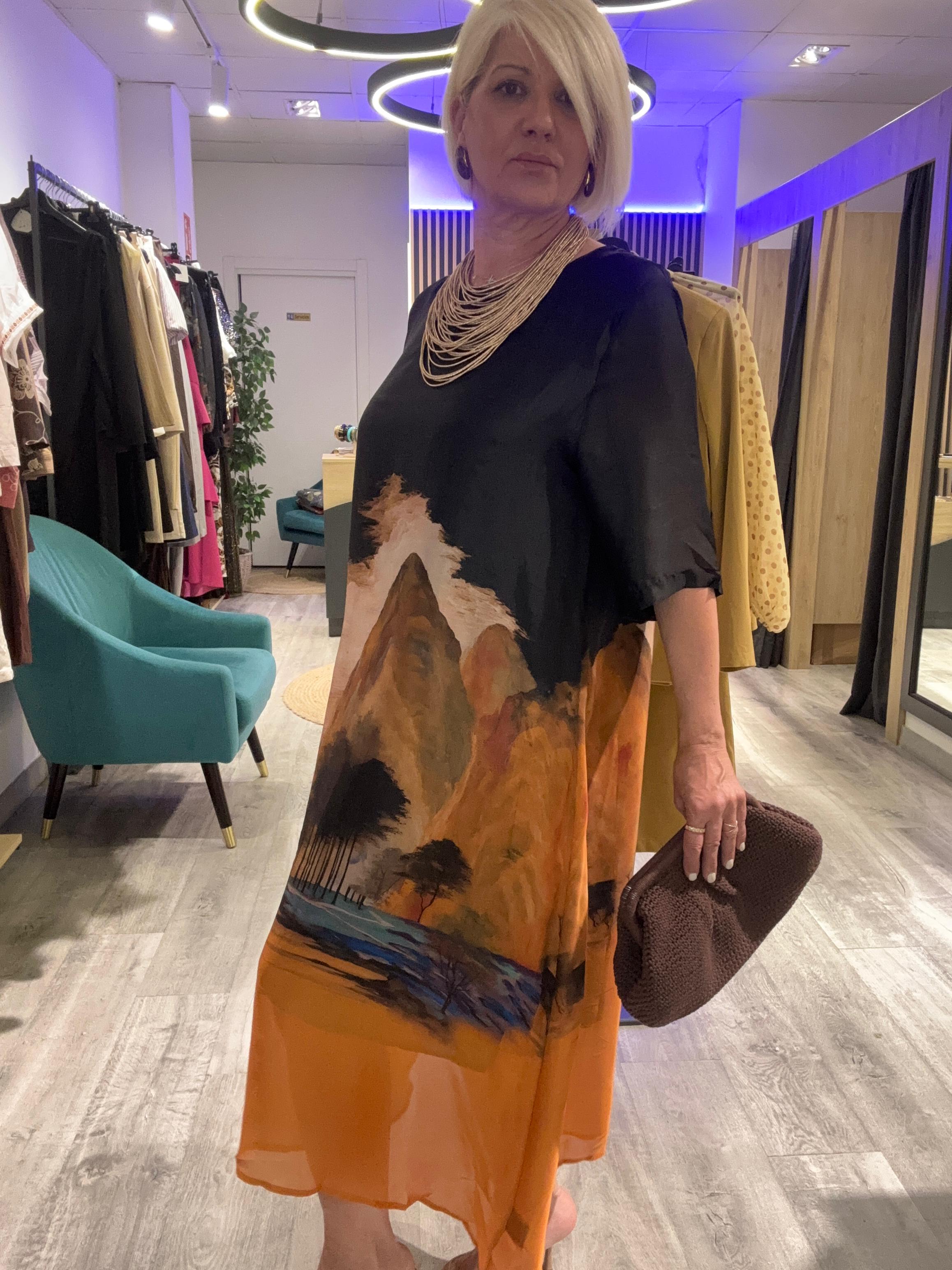 Vestido Sade camel