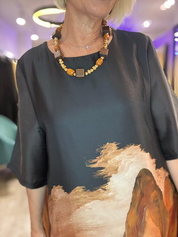 Vestido Sade camel