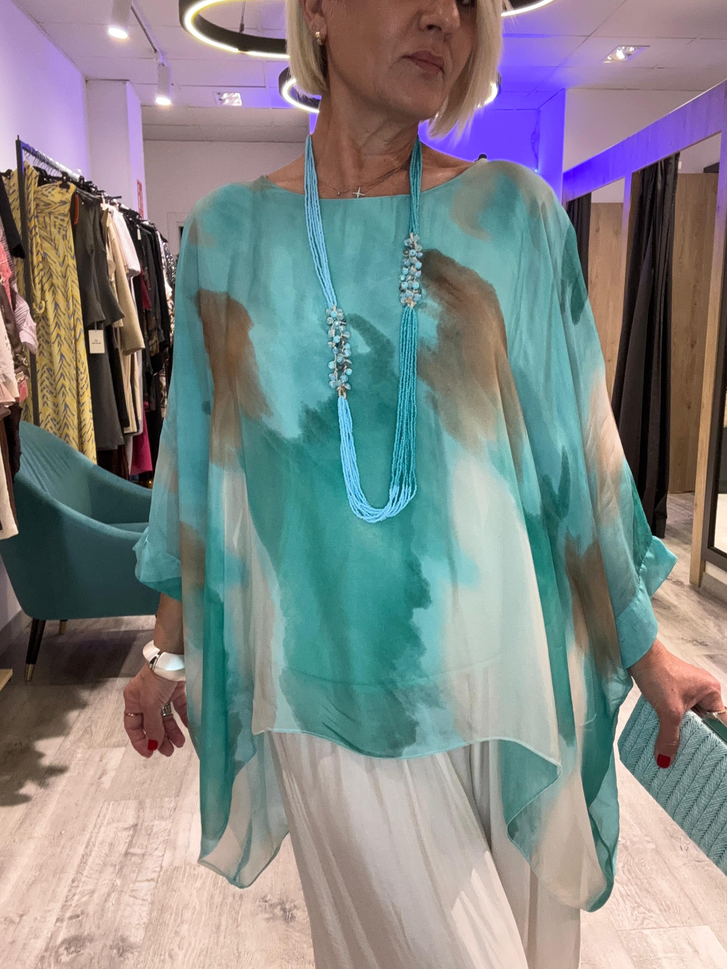 Conjunto seda Amazona