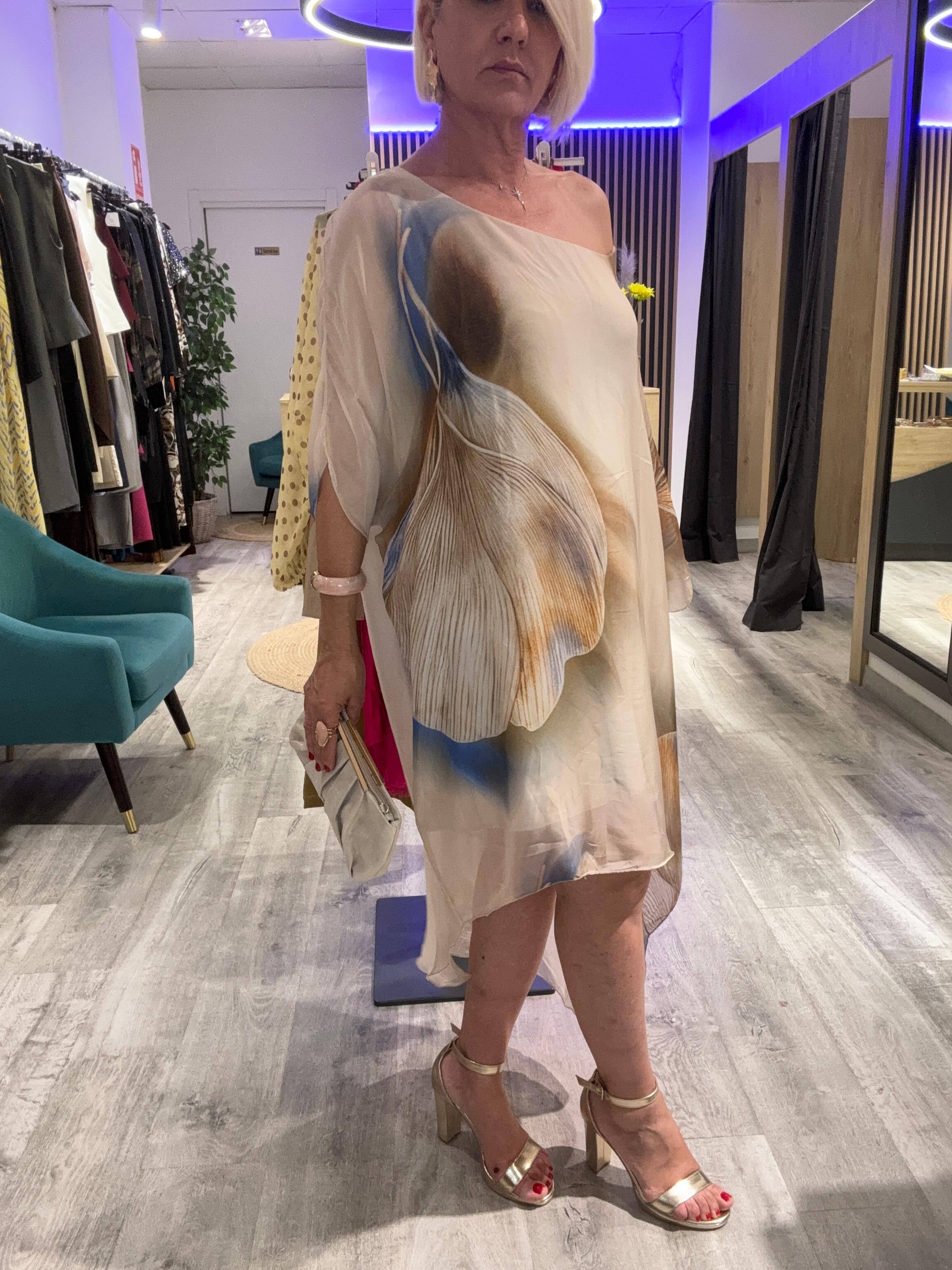 Vestido seda Tulum