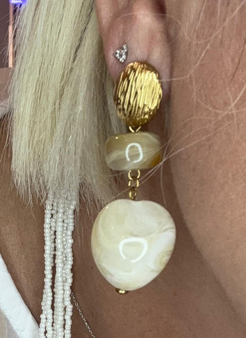 Pendientes acero tibet