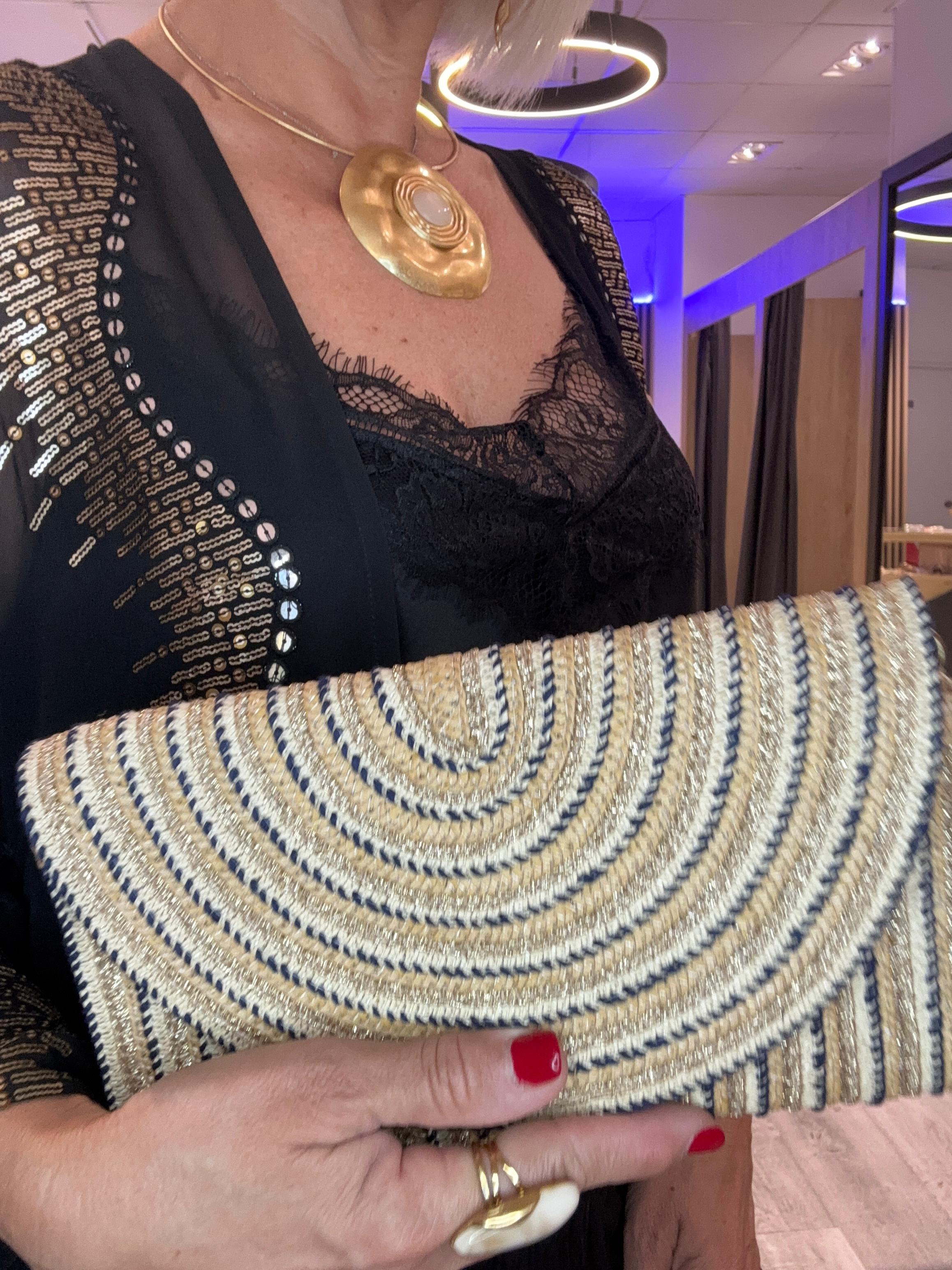 Cartera Rafia Natural