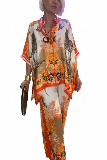 Conjunto blusa y pantalón Zabana
