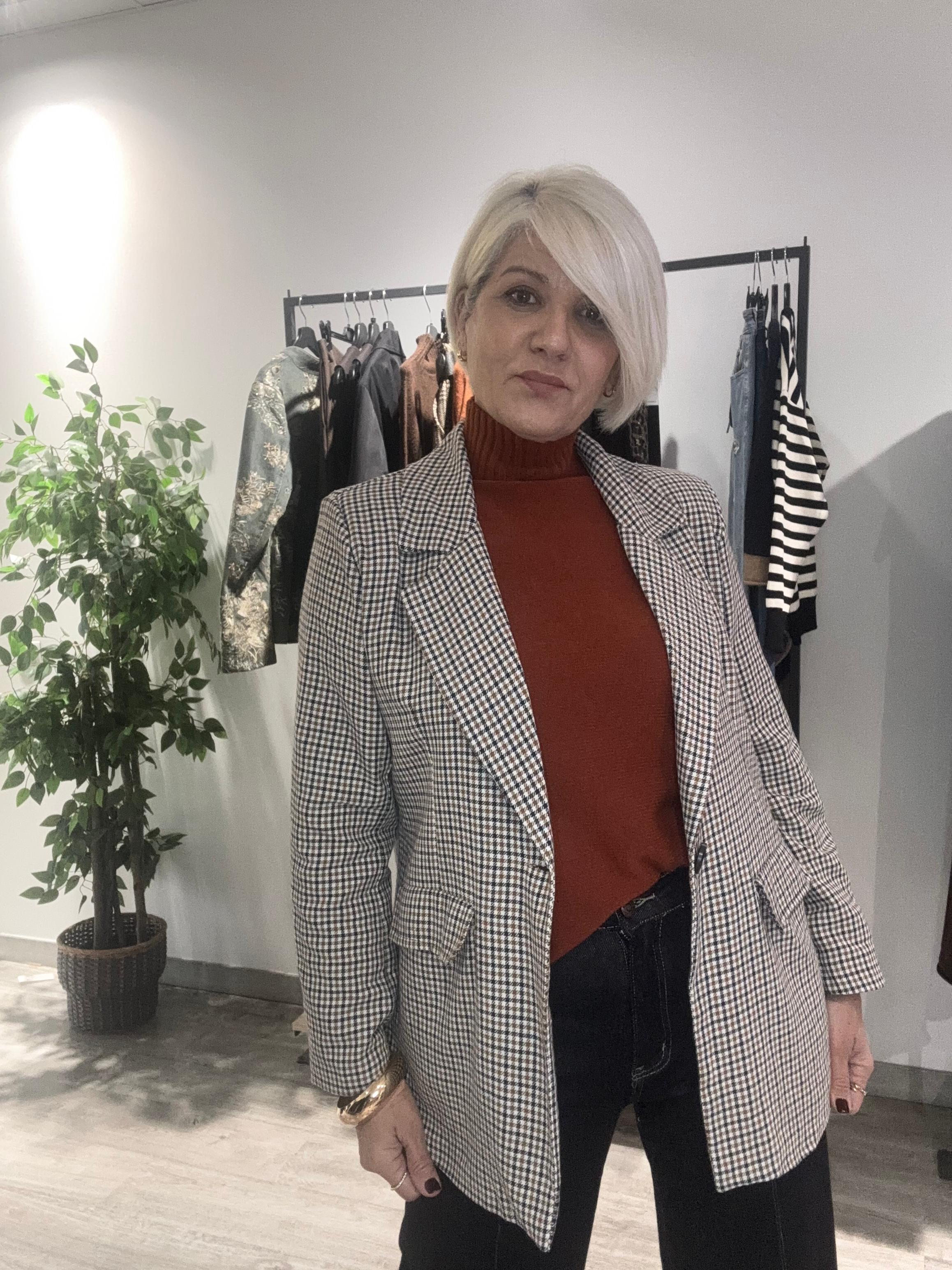 Chaqueta cuadros London