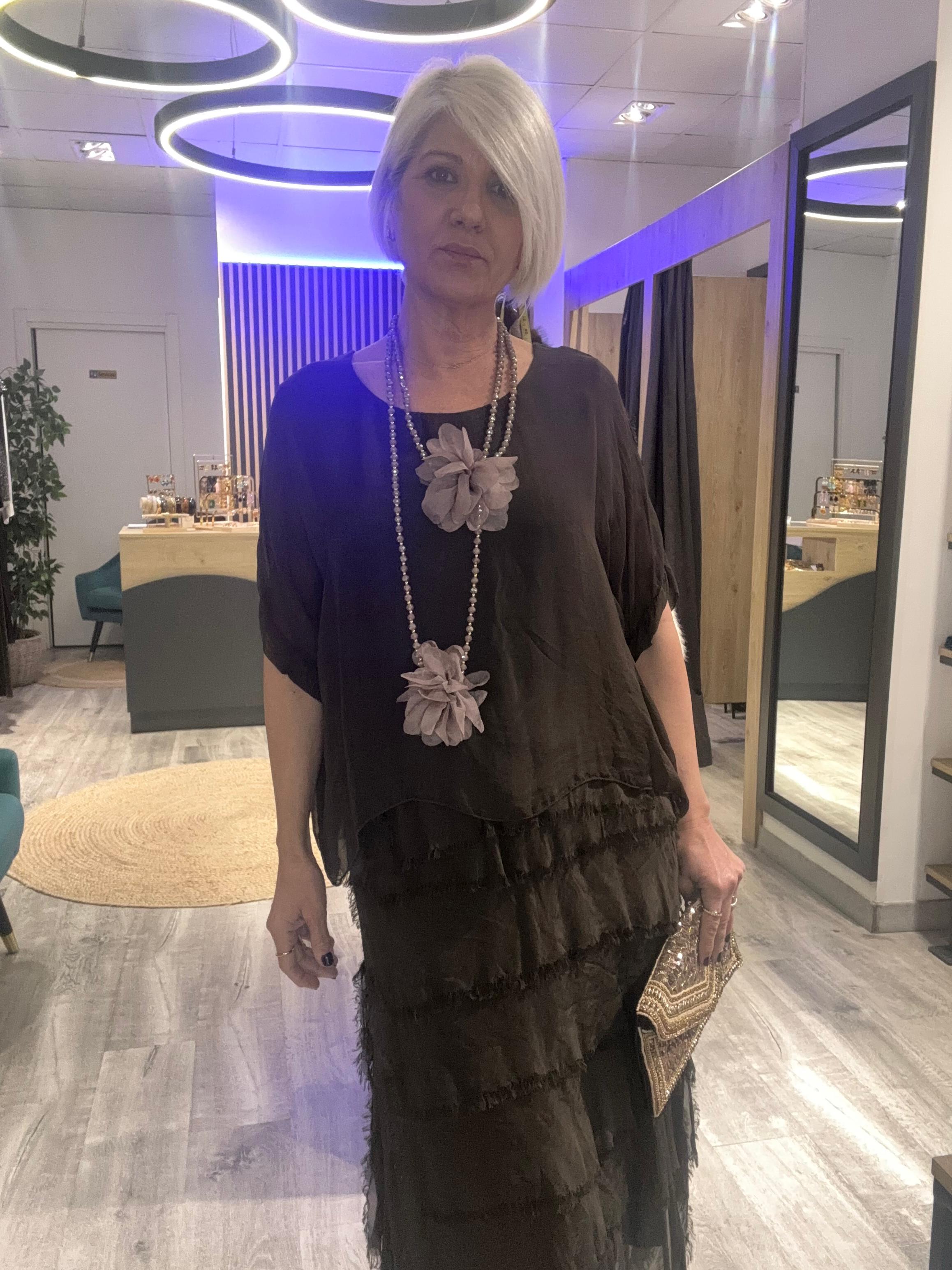 Vestido Adriana Marrón chocolate