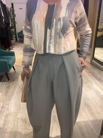 Pantalón balloon Maxi pliegues