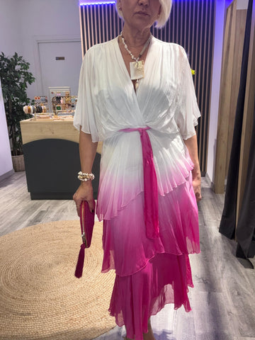 Vestido seda Valeria