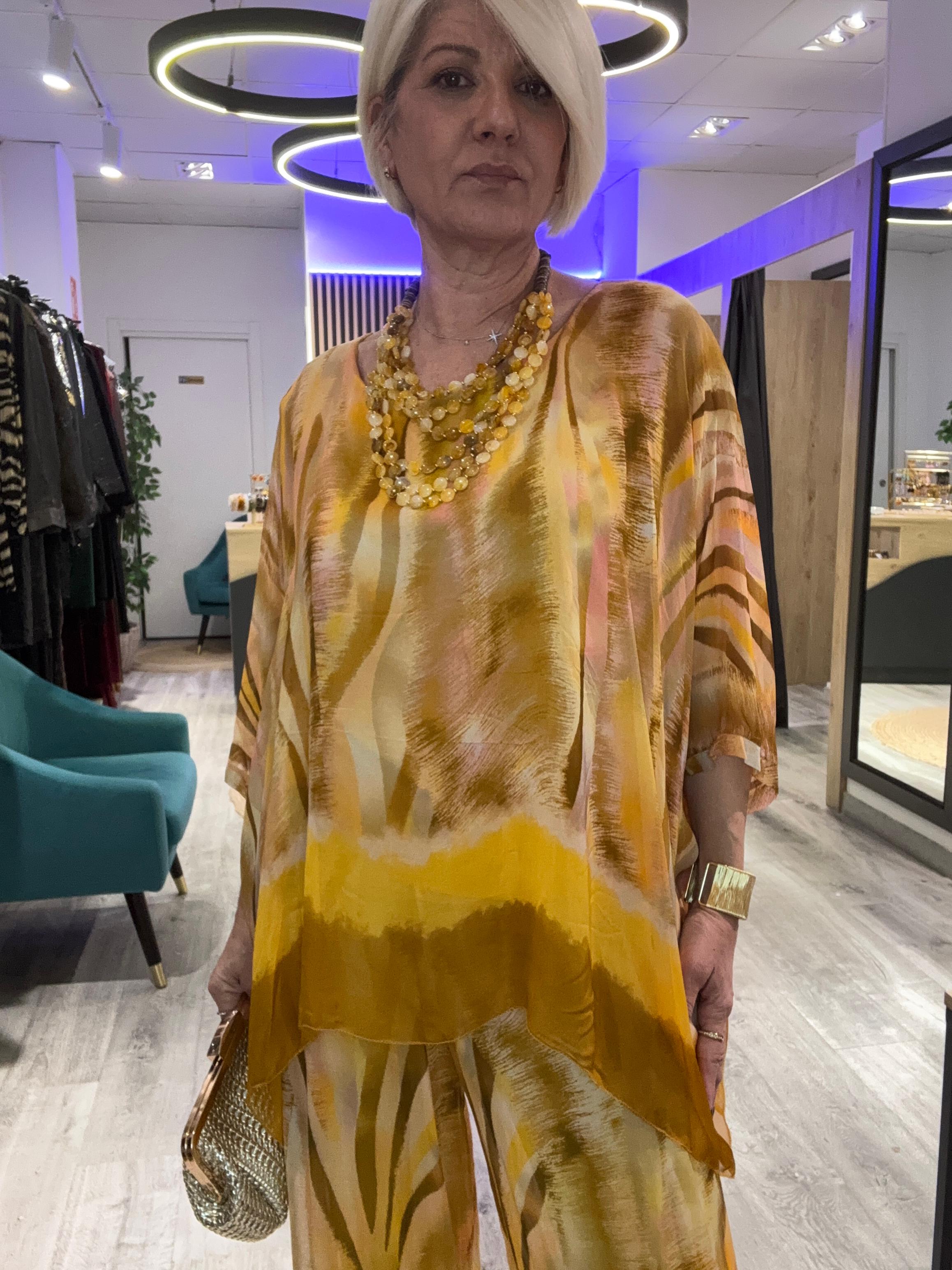 Conjunto  seda  Salma