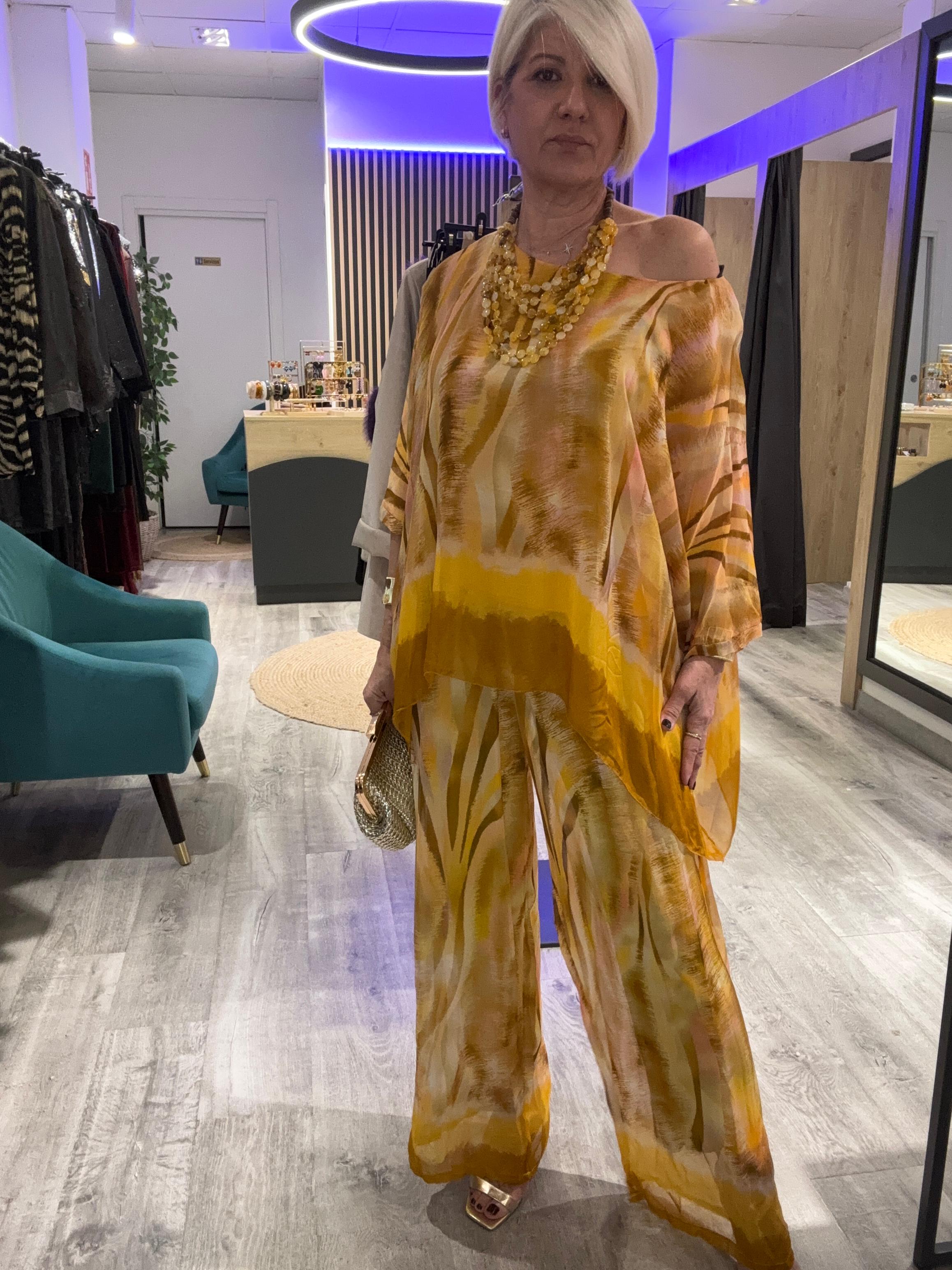 Conjunto  seda  Salma