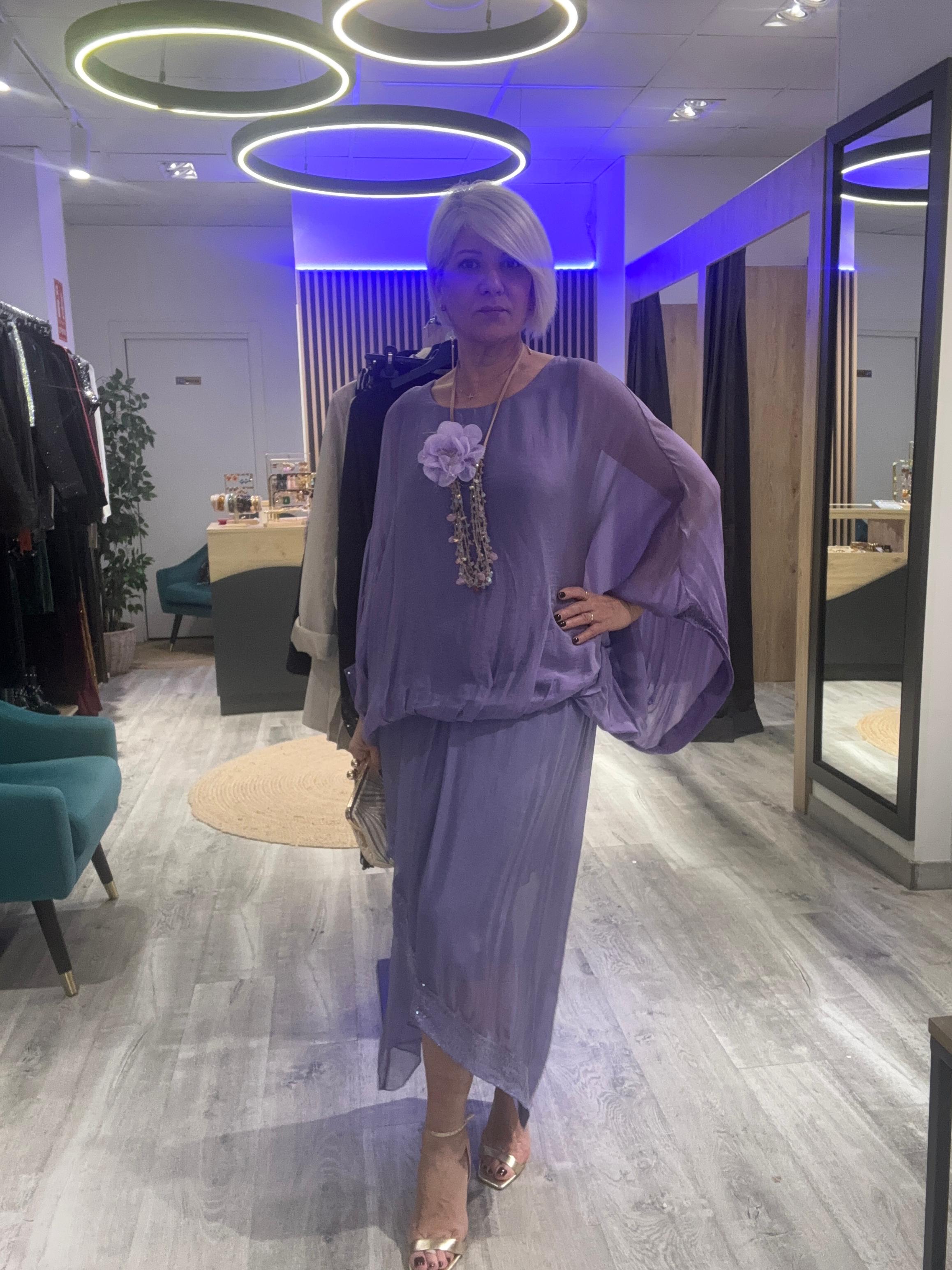 Conjunto falda y  blusa seda L’essence