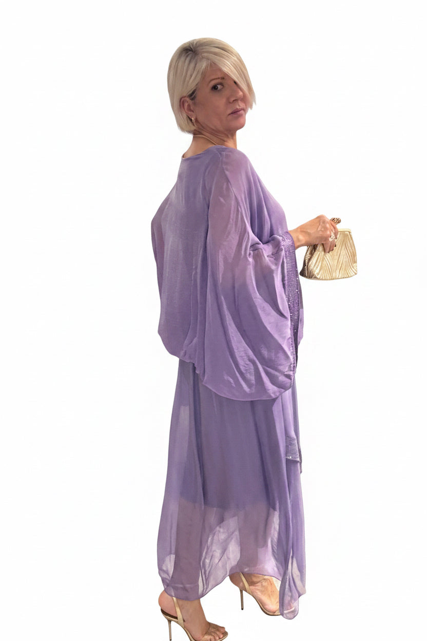 Conjunto falda y  blusa seda L’essence