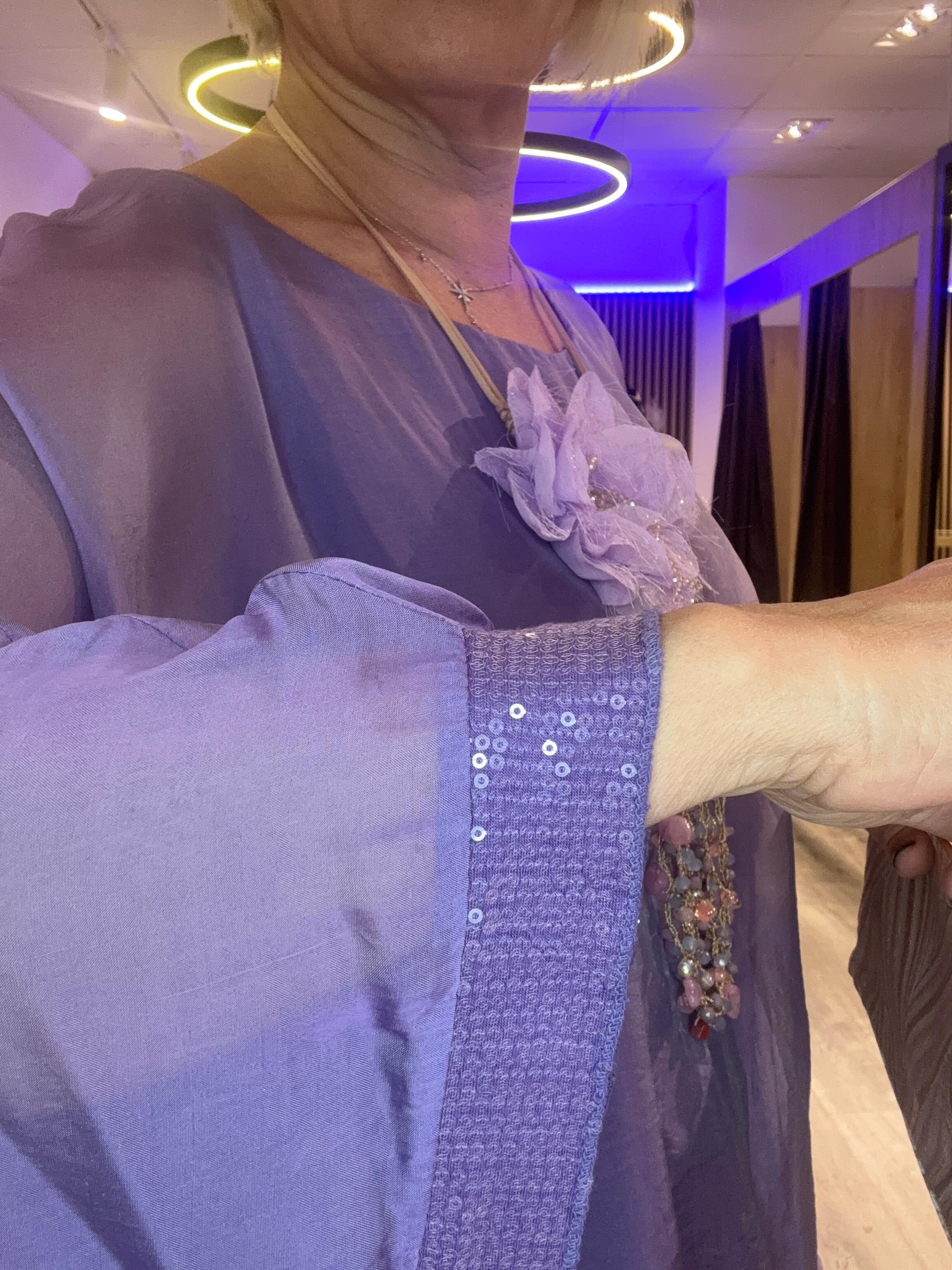 Conjunto falda y  blusa seda L’essence