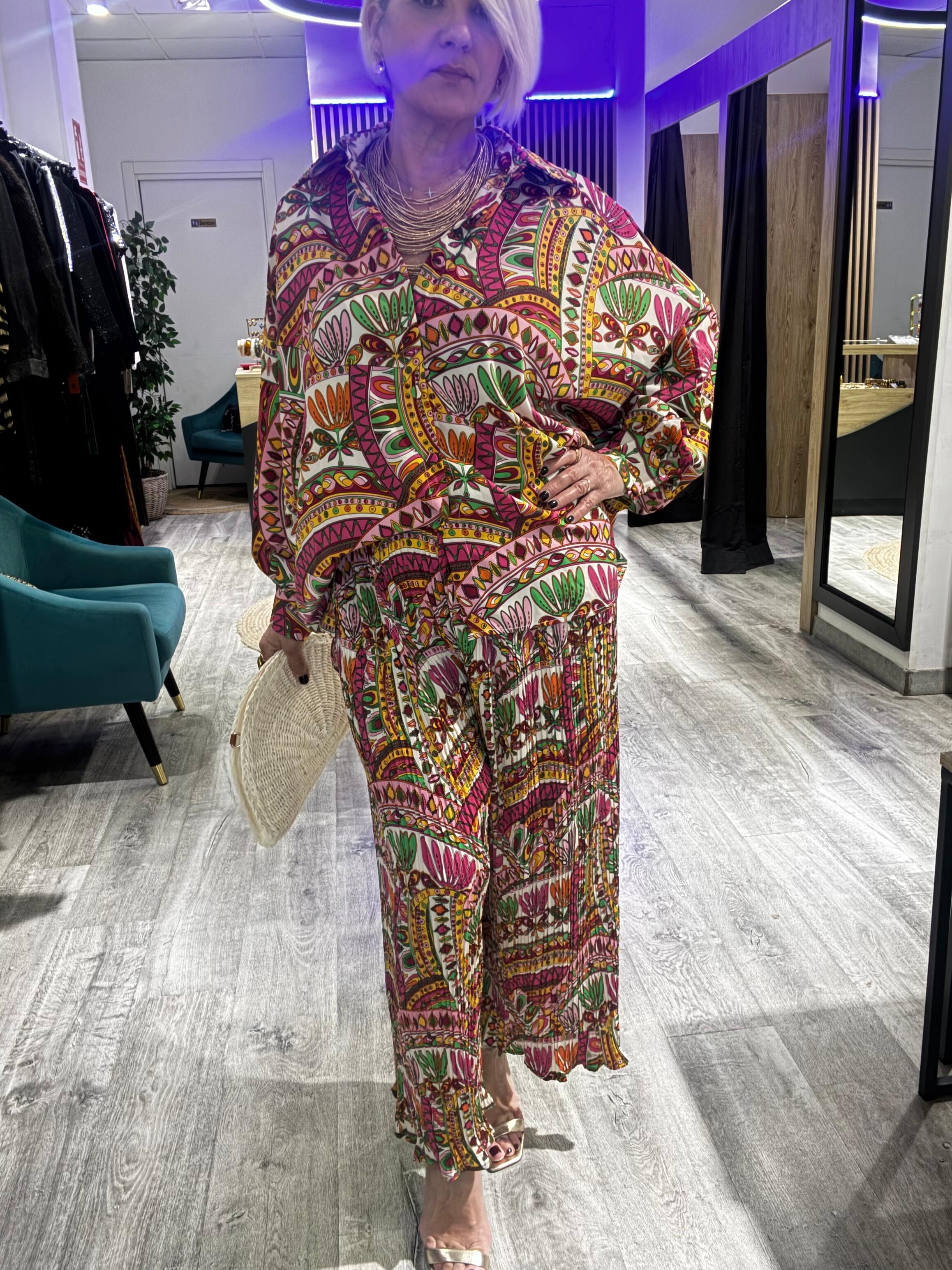 Conjunto pantalon y blusa Miami