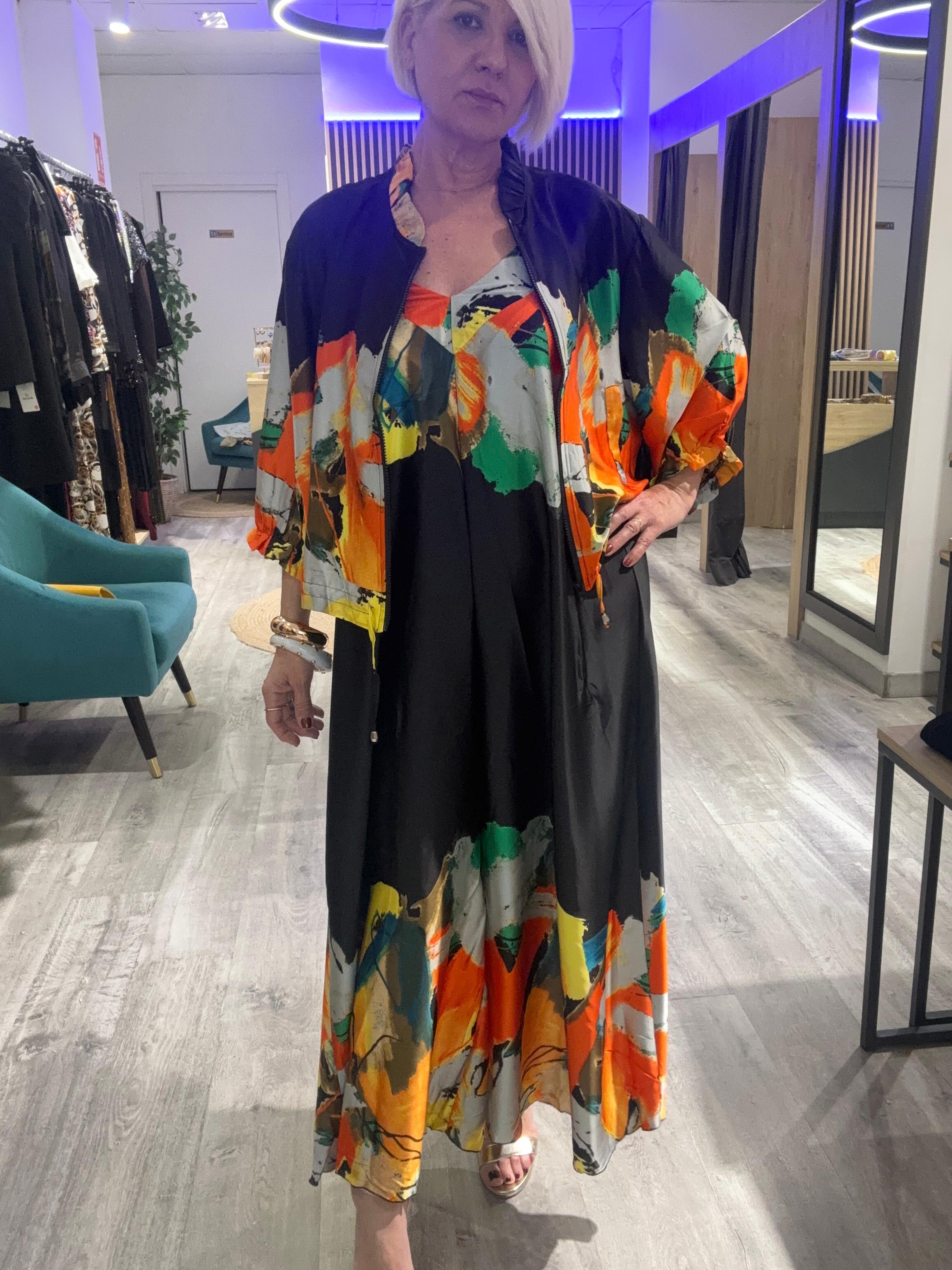 Conjunto Tulum bomber y Mono