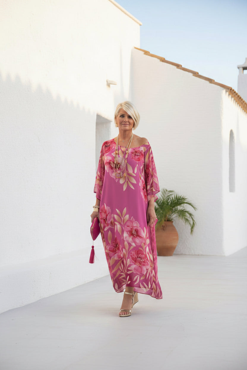 Vestido seda Vadella