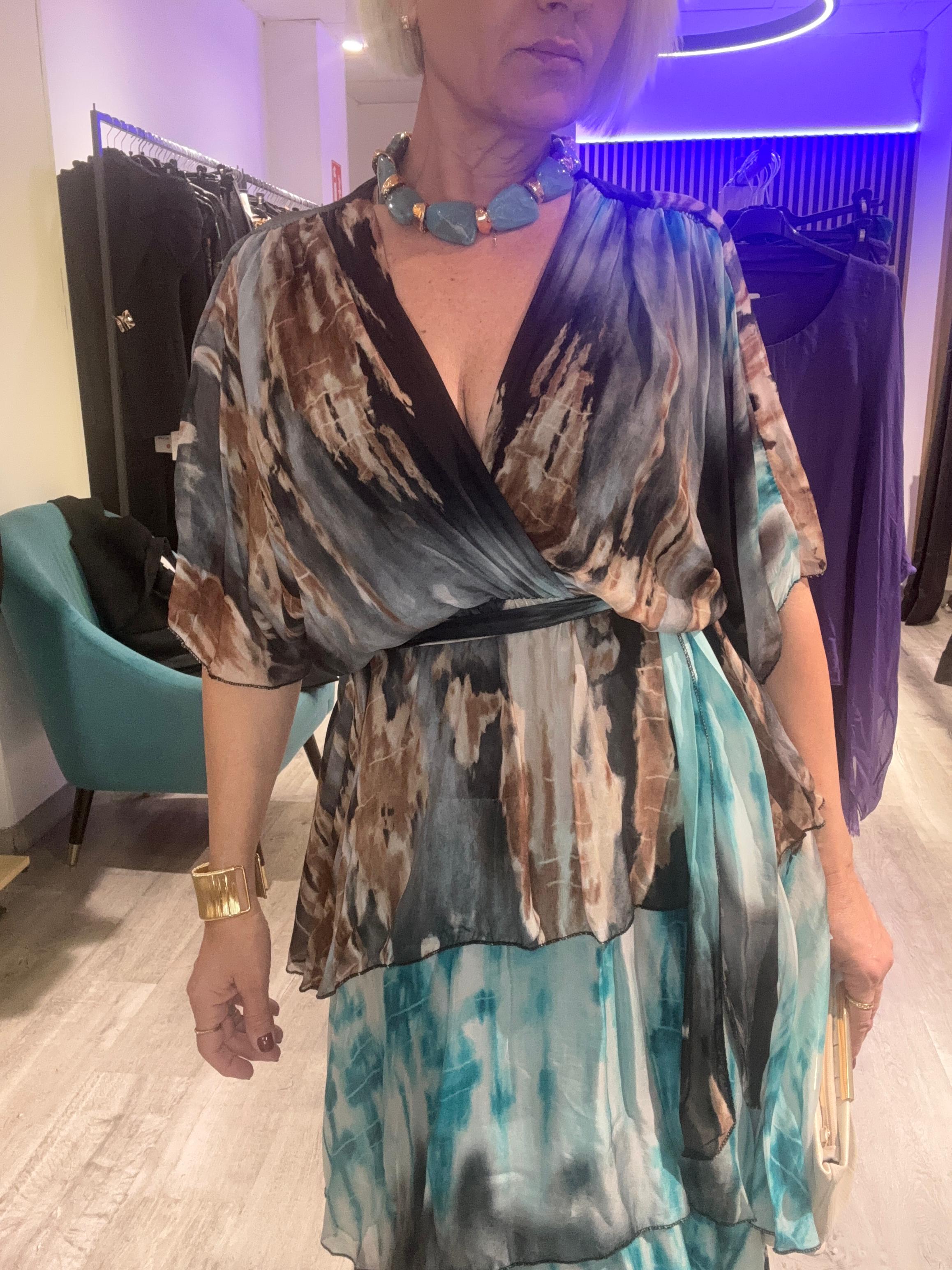 Vestido  seda Talamanca