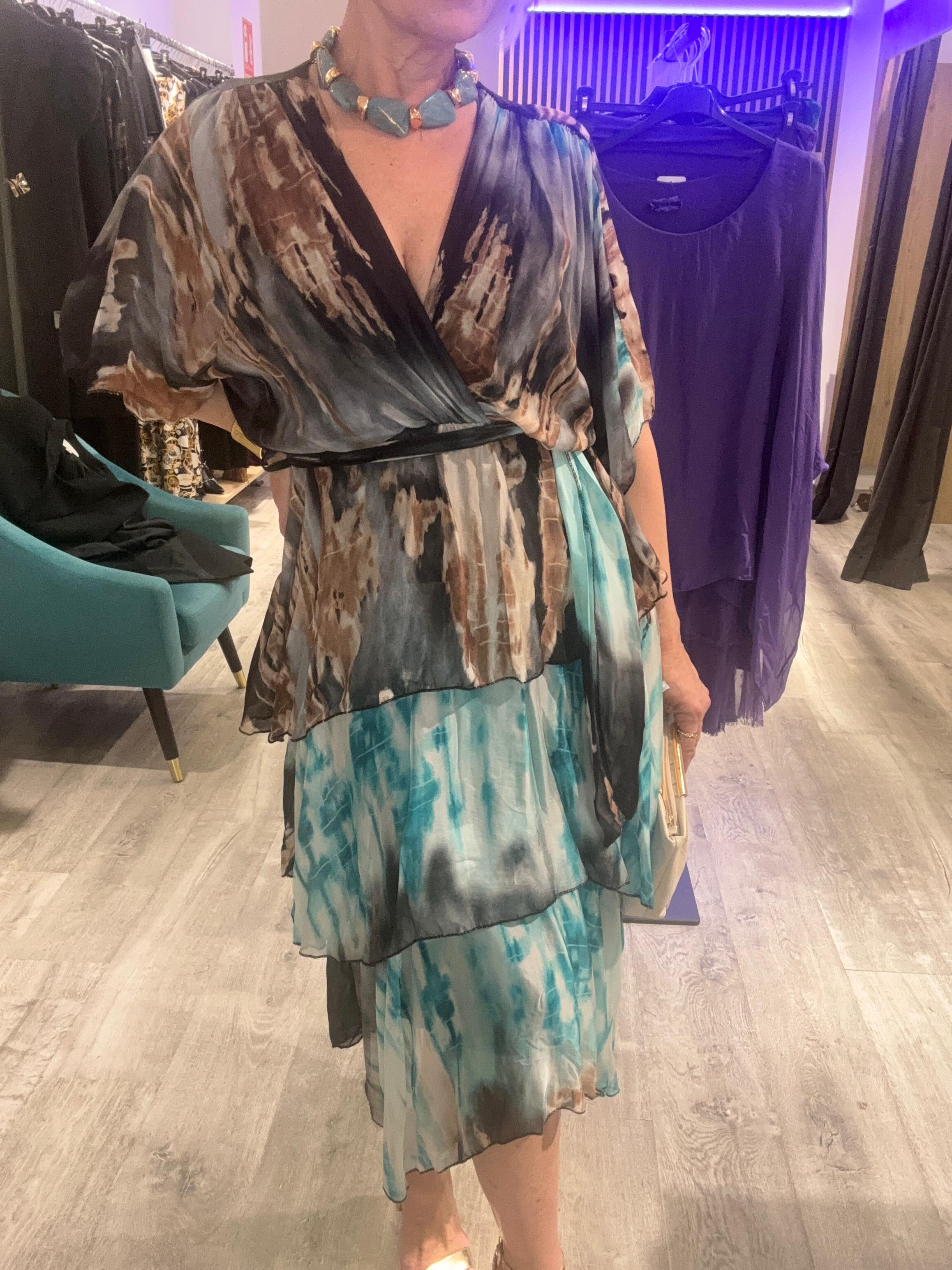 Vestido  seda Talamanca