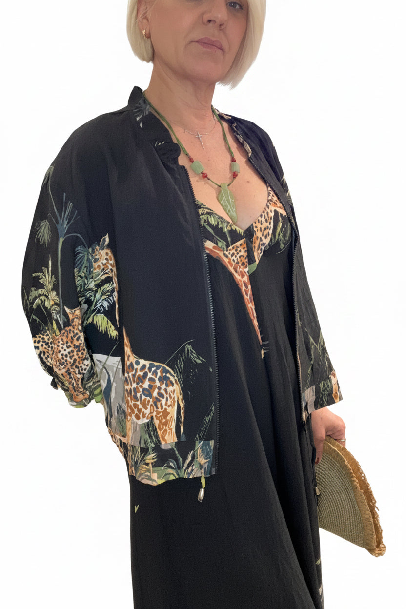 Conjunto Mono y Bomber Zuri