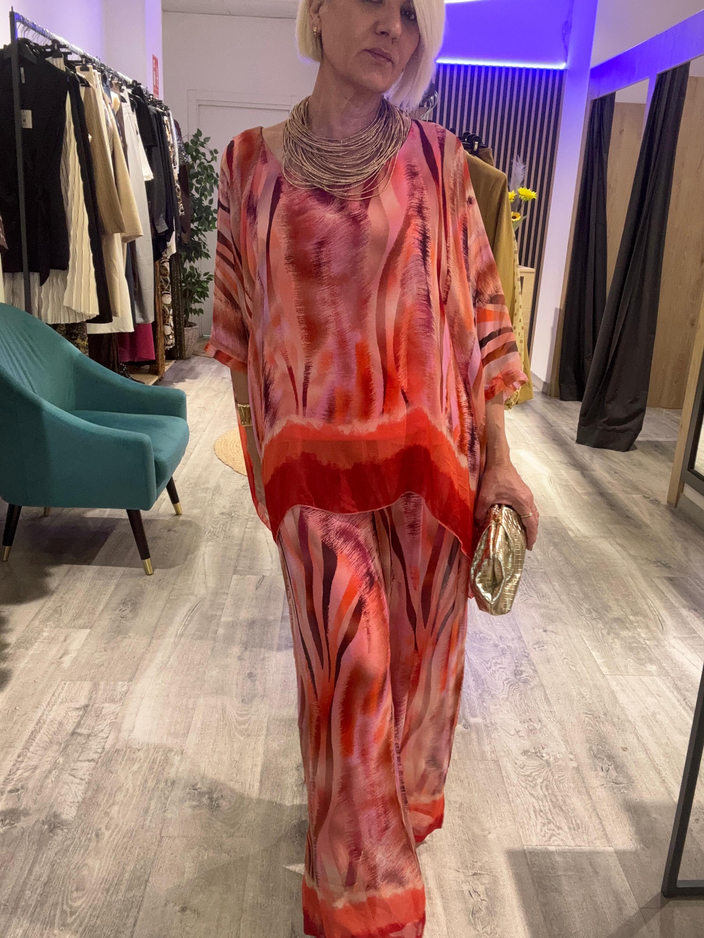 Conjunto seda Lia